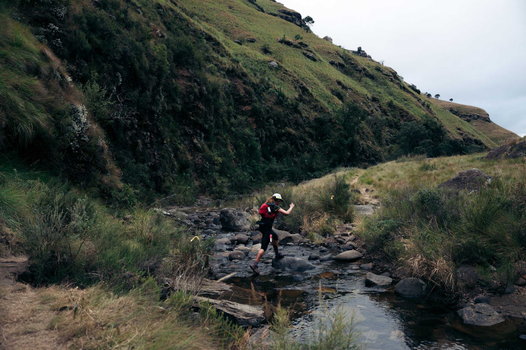 A river crossing in Gxalingenwa Gorge