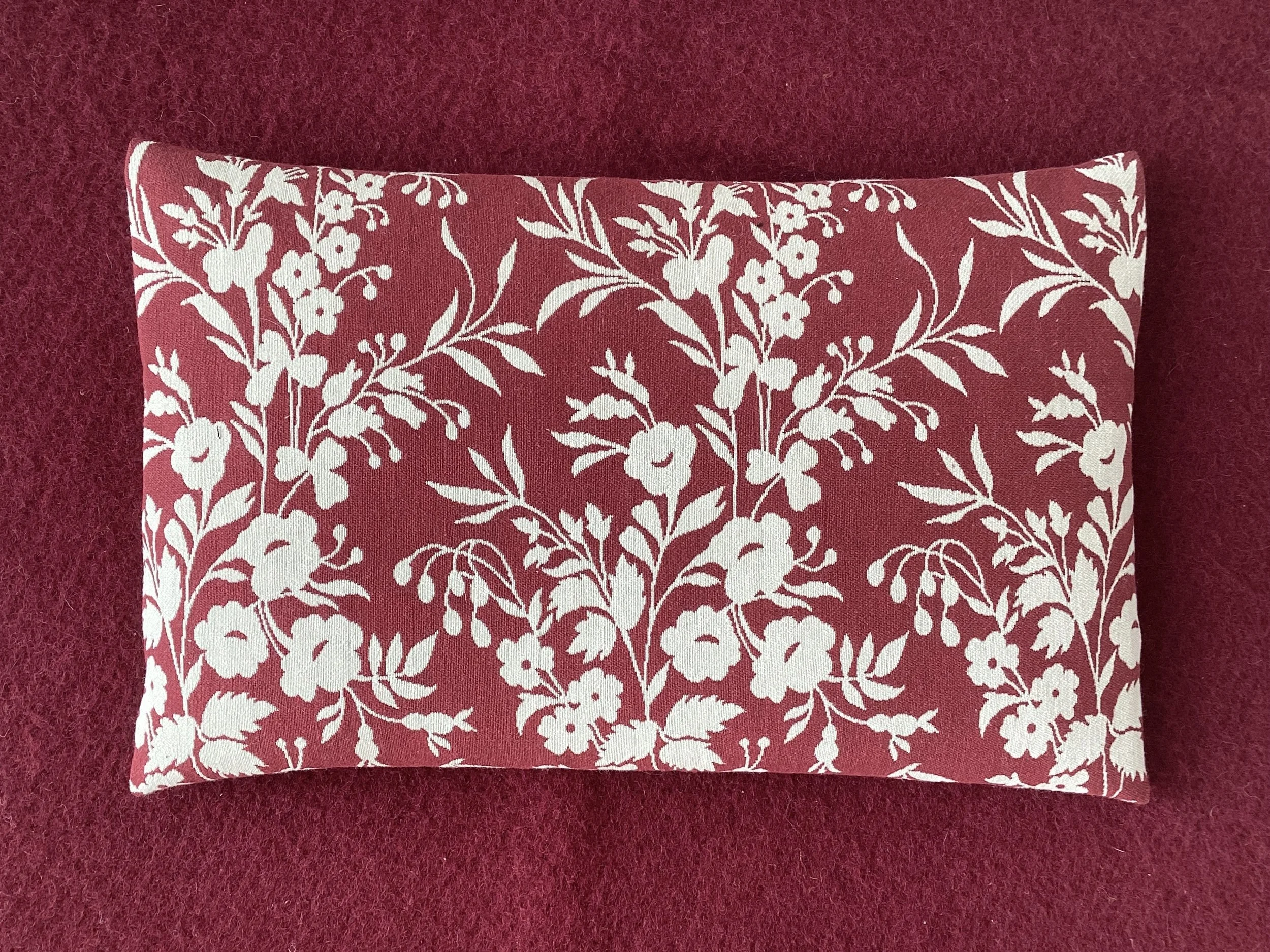 Bouquet Bordeaux/Wollweiss