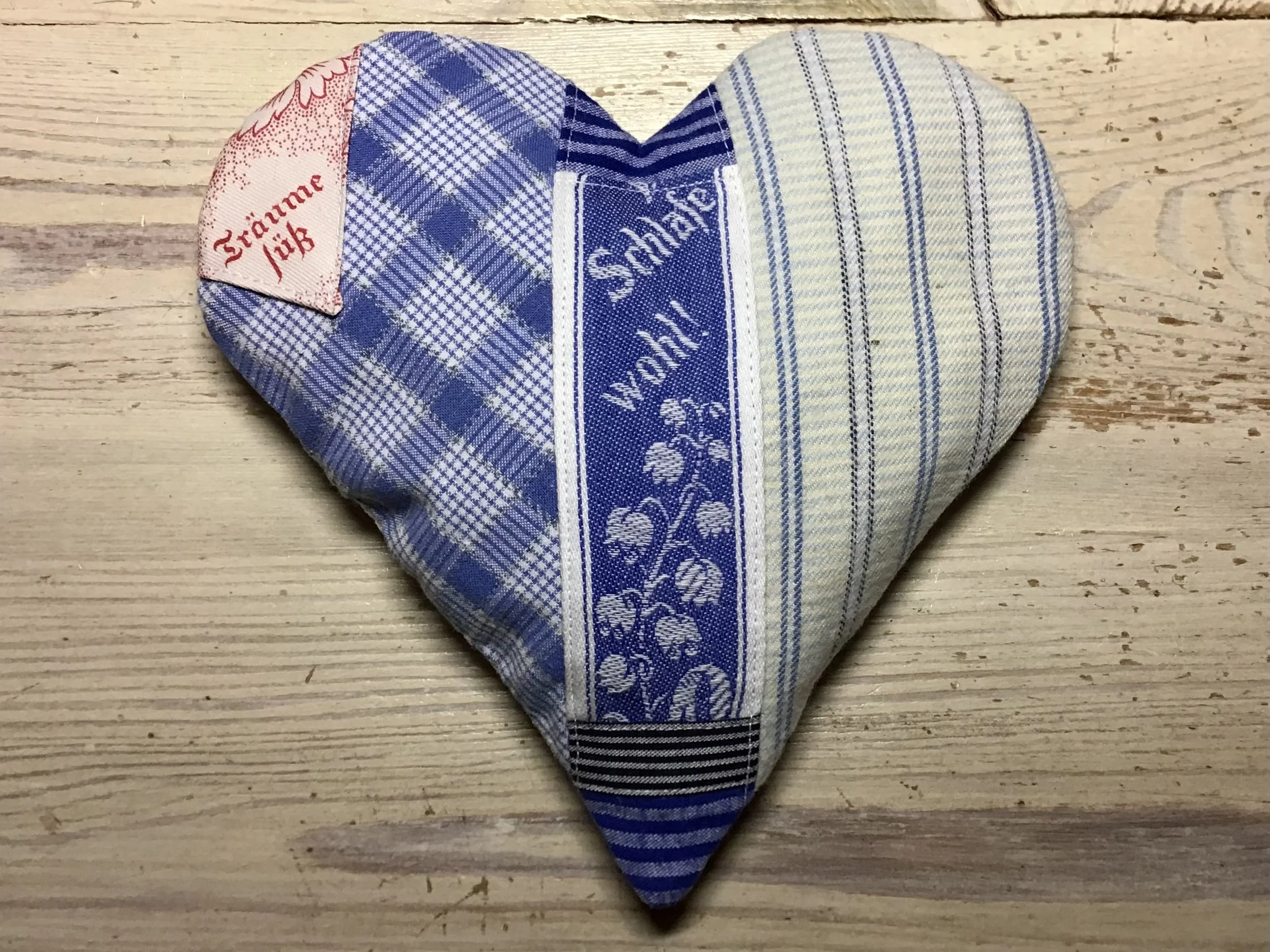 Lavendelherz „Schlafe wohl“ Blau
