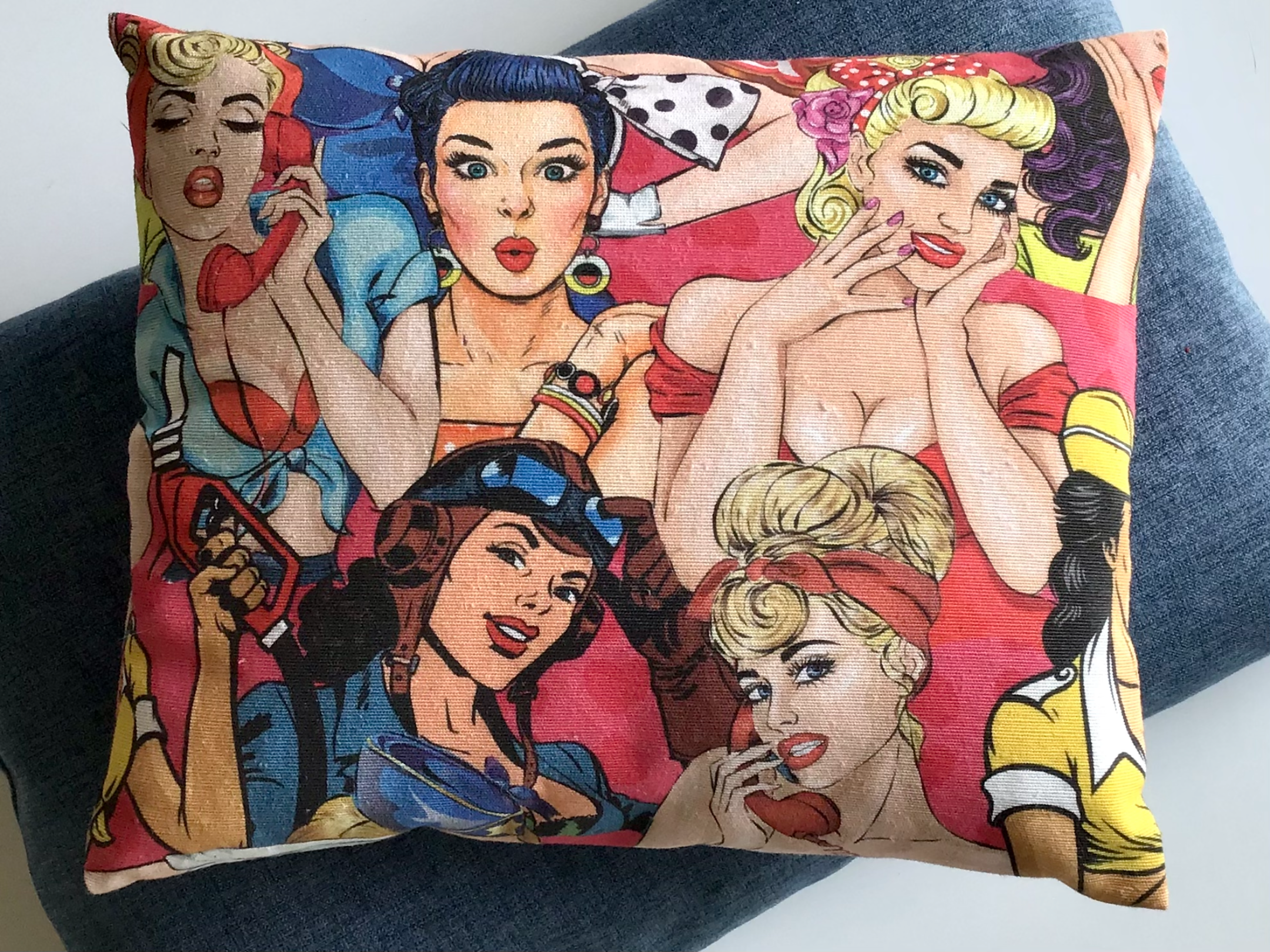 Reisekissen "Glory Fifties" – 30 x 25 cm