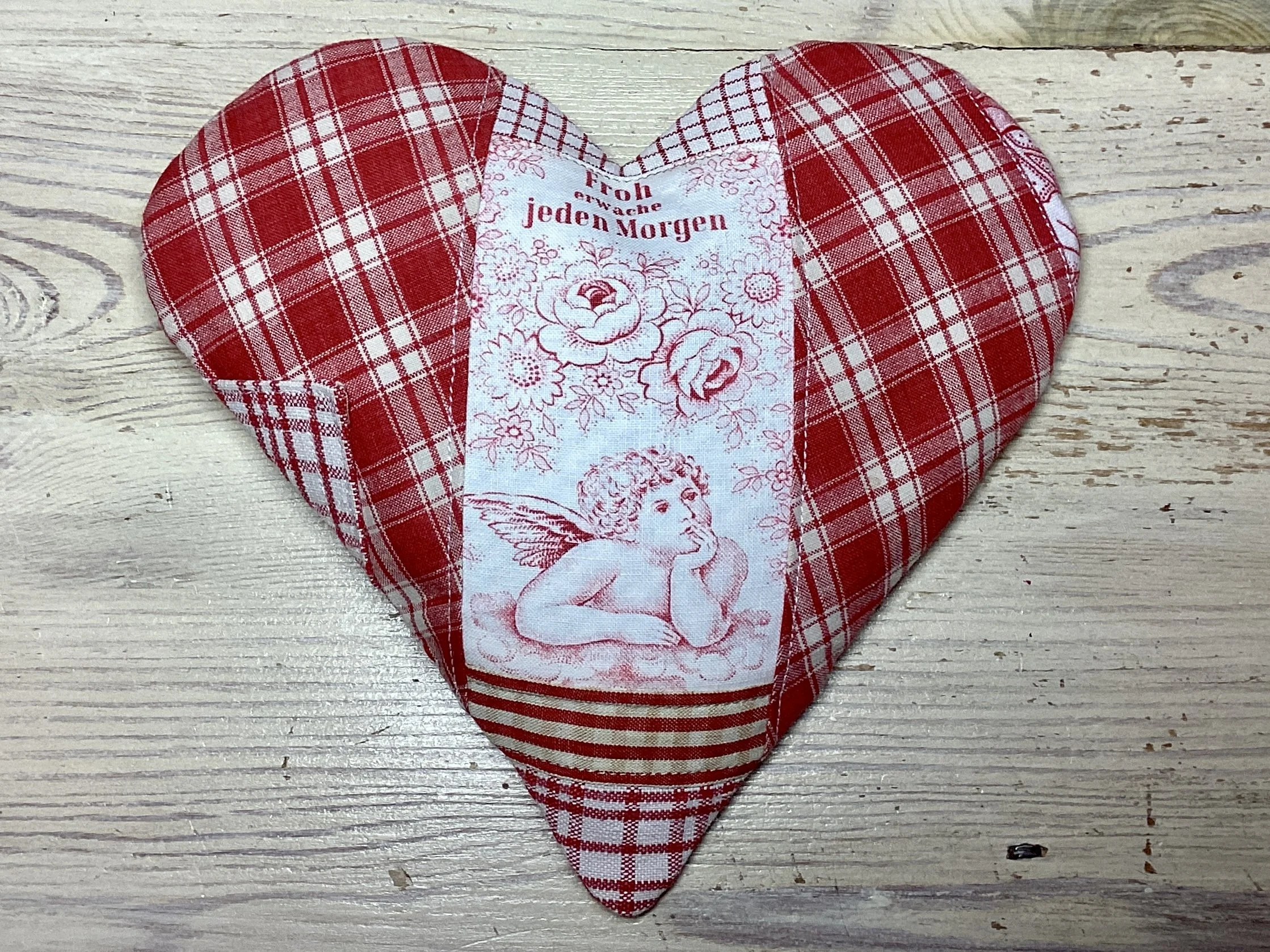 Lavendelherz „Froh erwache...."