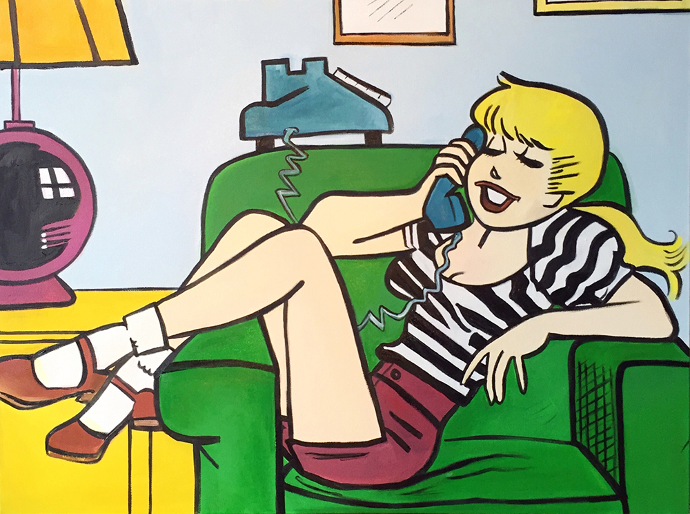 Betty on the Phone
