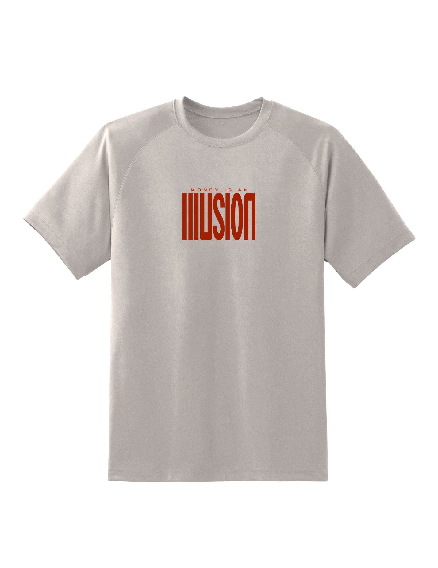 Money is an illusion - White/Red