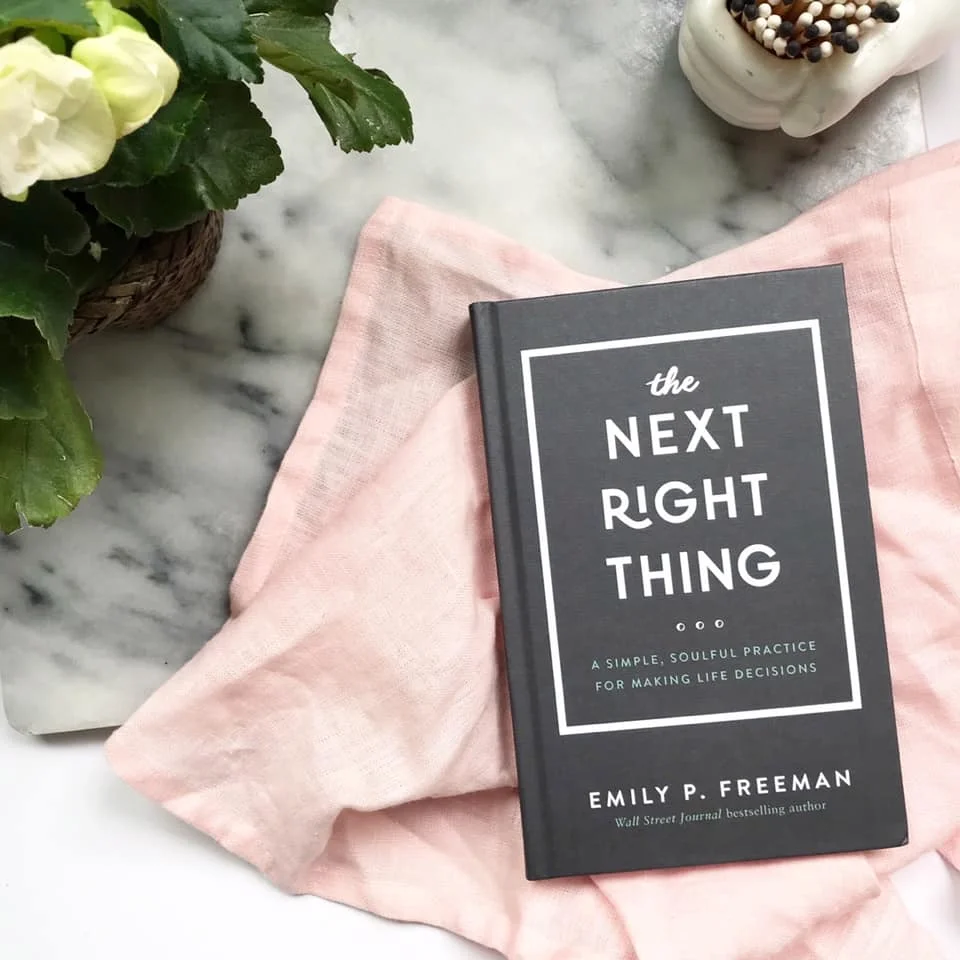 Book Review: "The Next Right Thing" (plus a bonus)