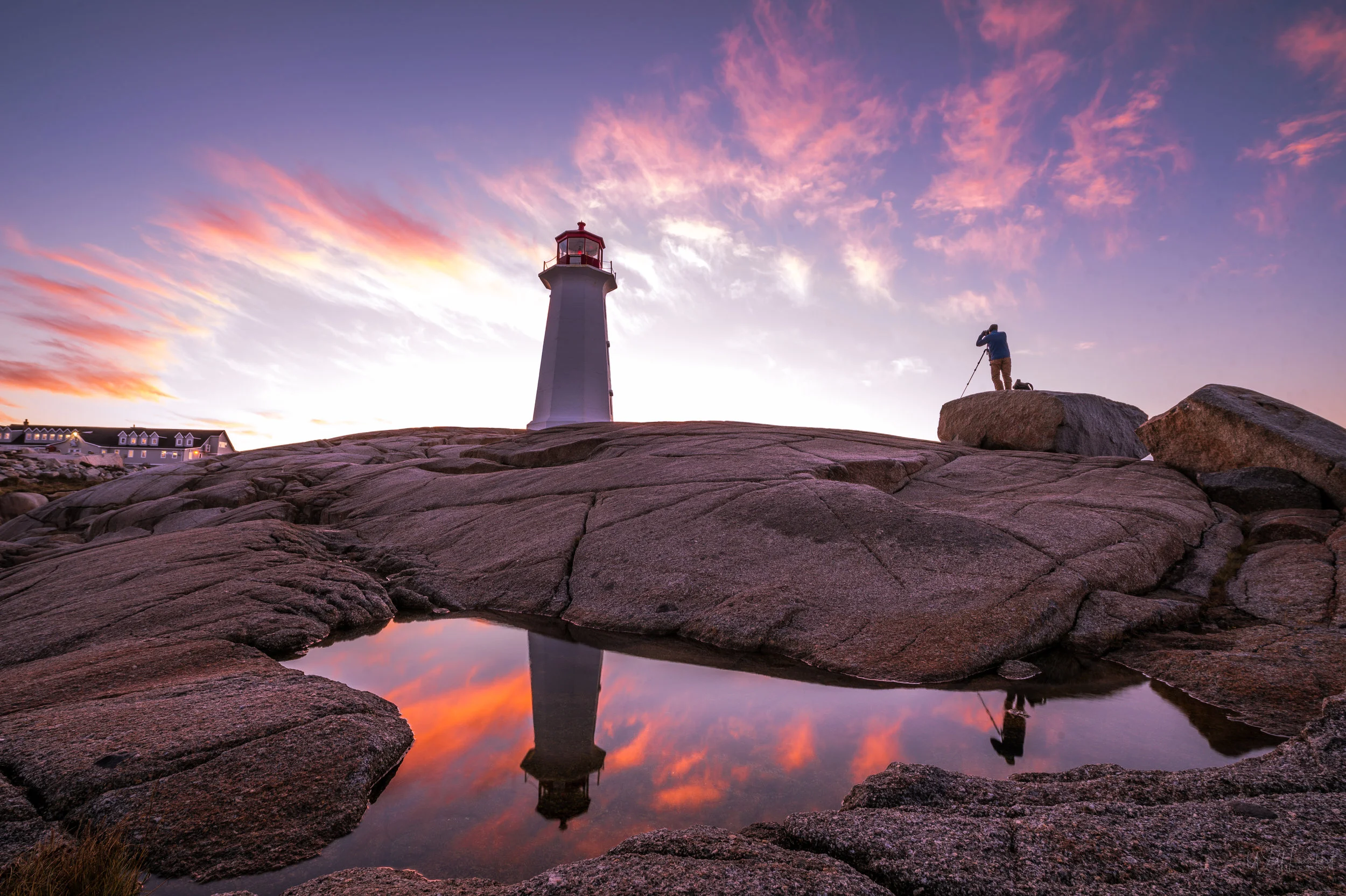 Sunrise at Peggy’s Cove - Arcadian Coast, Nova Scotia