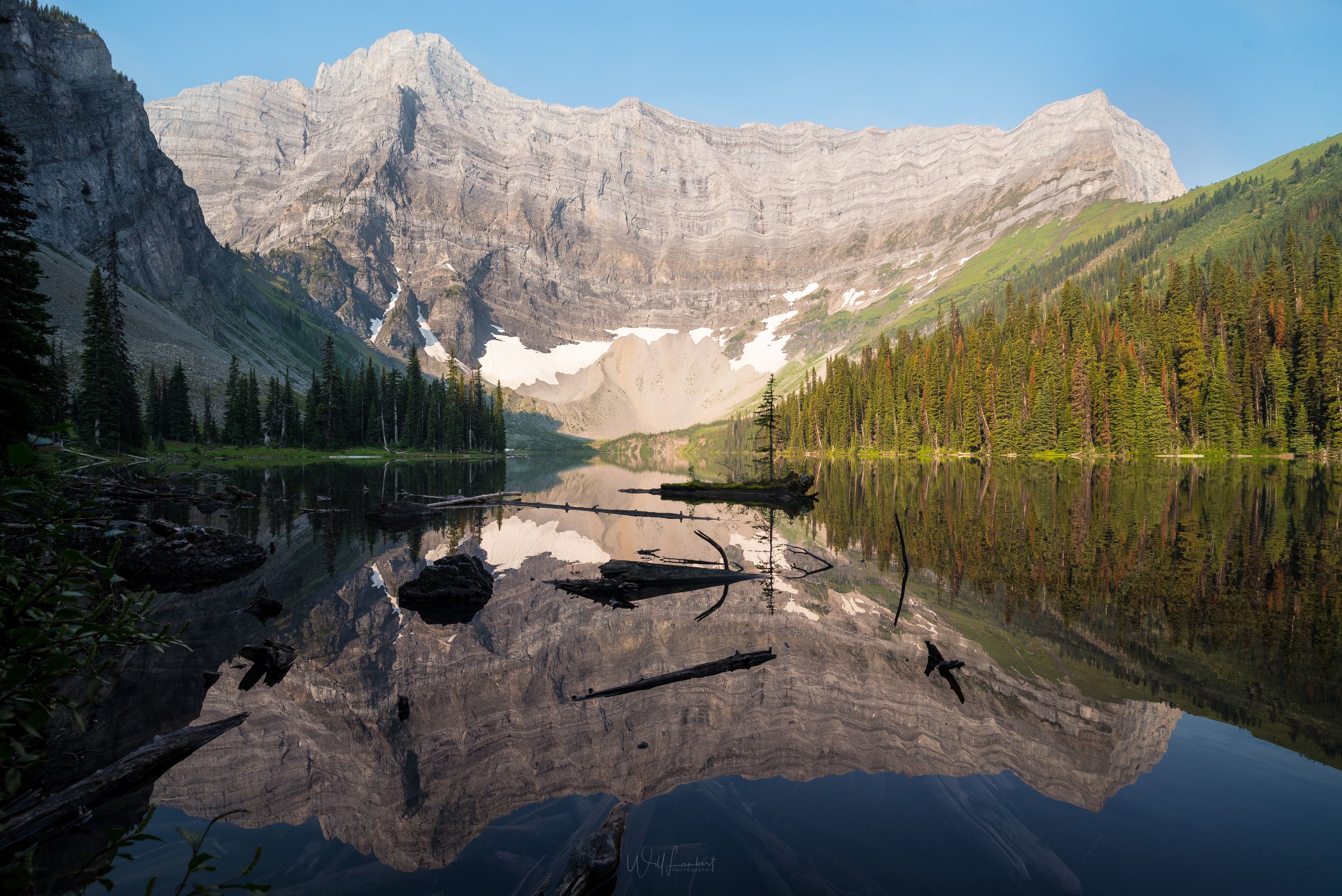 Rawson Lake reflections