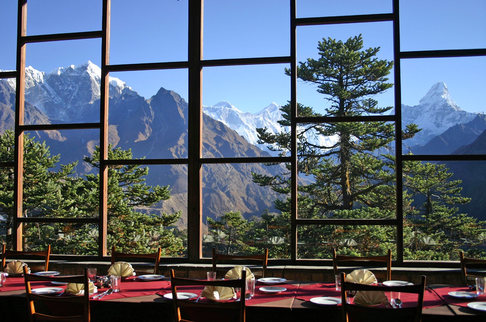 Views from the Everest View Hotel