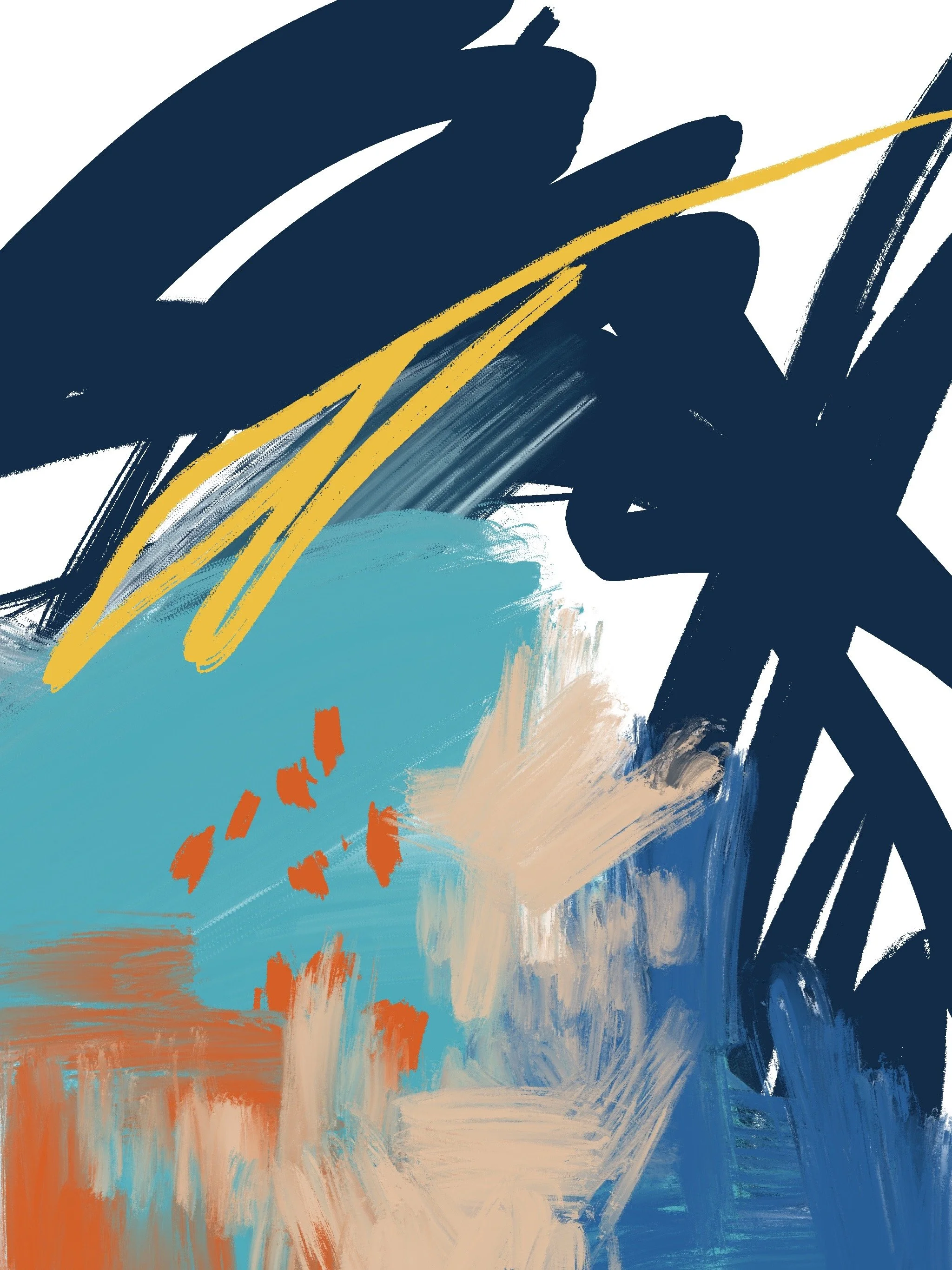Abstract (digital illustration), personal art practice