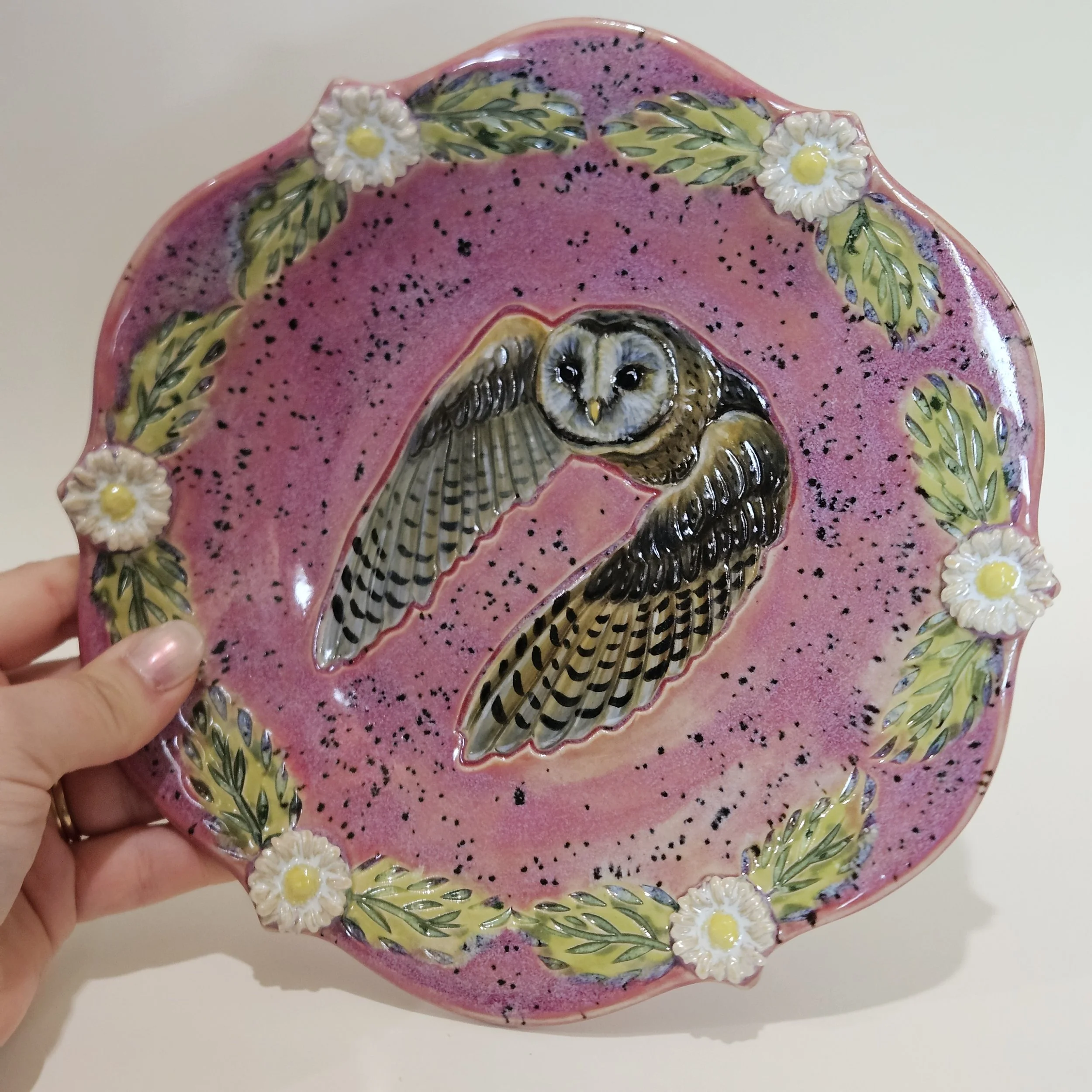 26. Barn Owl plate