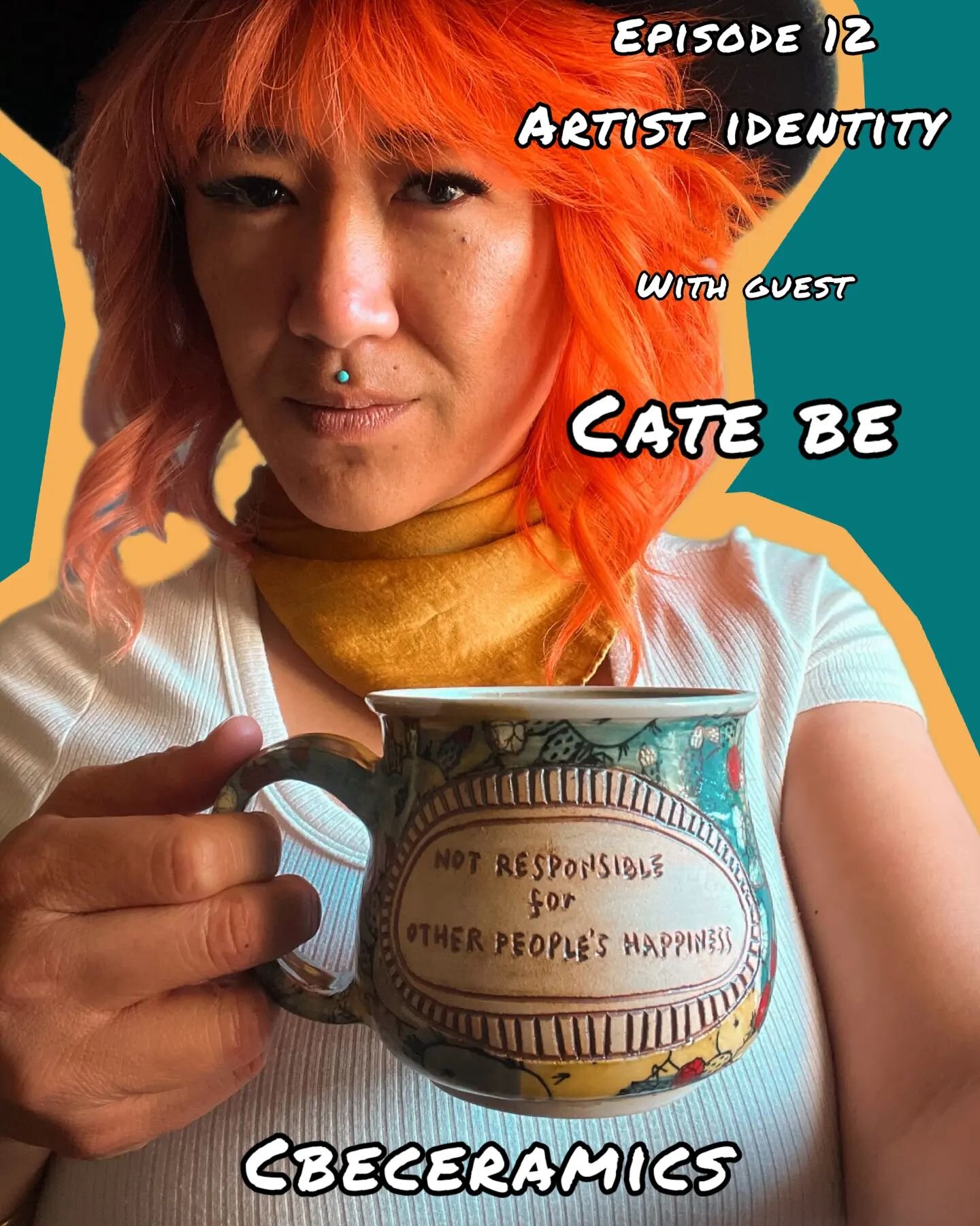 Another episode is live! 

On this episode I'm joined by fellow artist Cate Be @cbeceramics We chat about our artist identities, why we create and the intentions we want our art to have. 

Listen on Spotify or Anchor 

#ceramics #pottery #artist #art