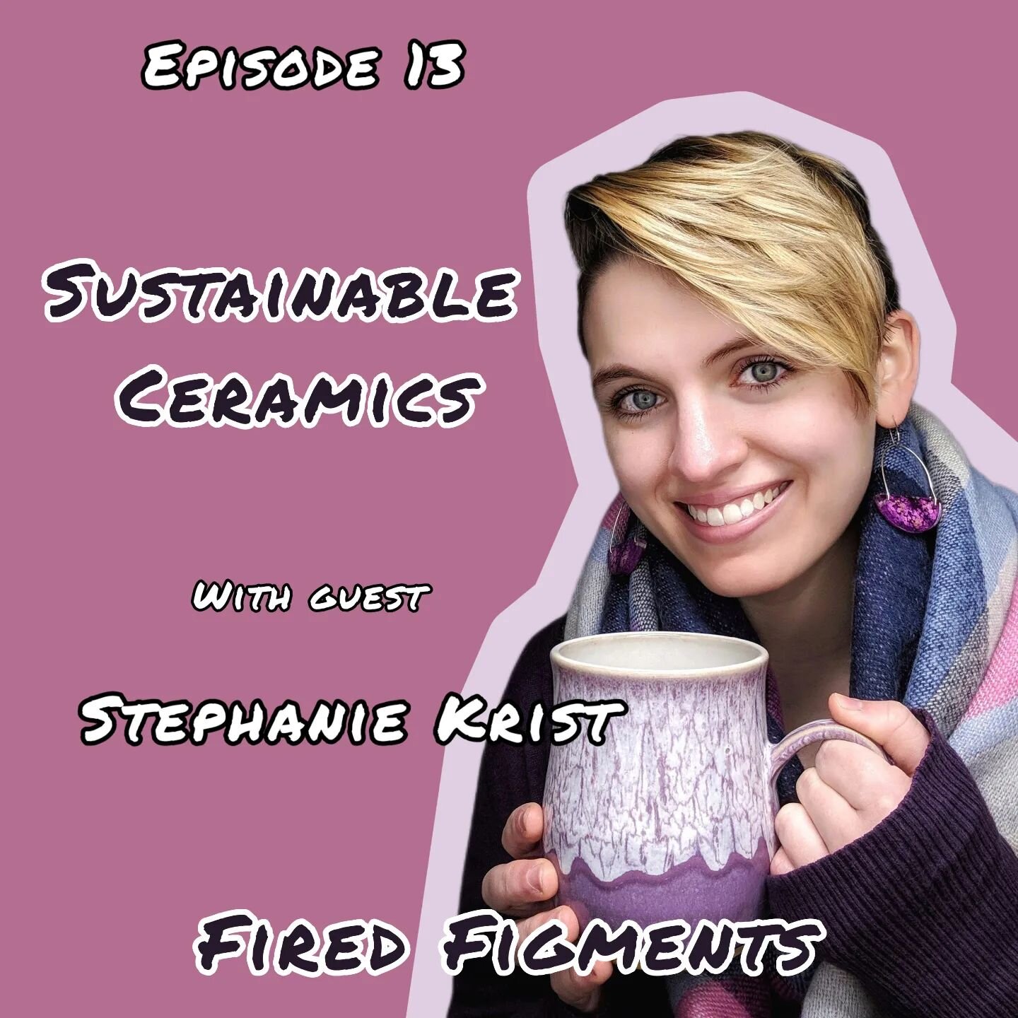 Episode 13. Sustainable Ceramics featuring Stephanie Krist of @firedfigments is now available!

Listen to hear the ways we make our ceramics by reusing materials, recycling clay, and reducing our environmental impacts one pot at a time. ♻️ bonus bloo