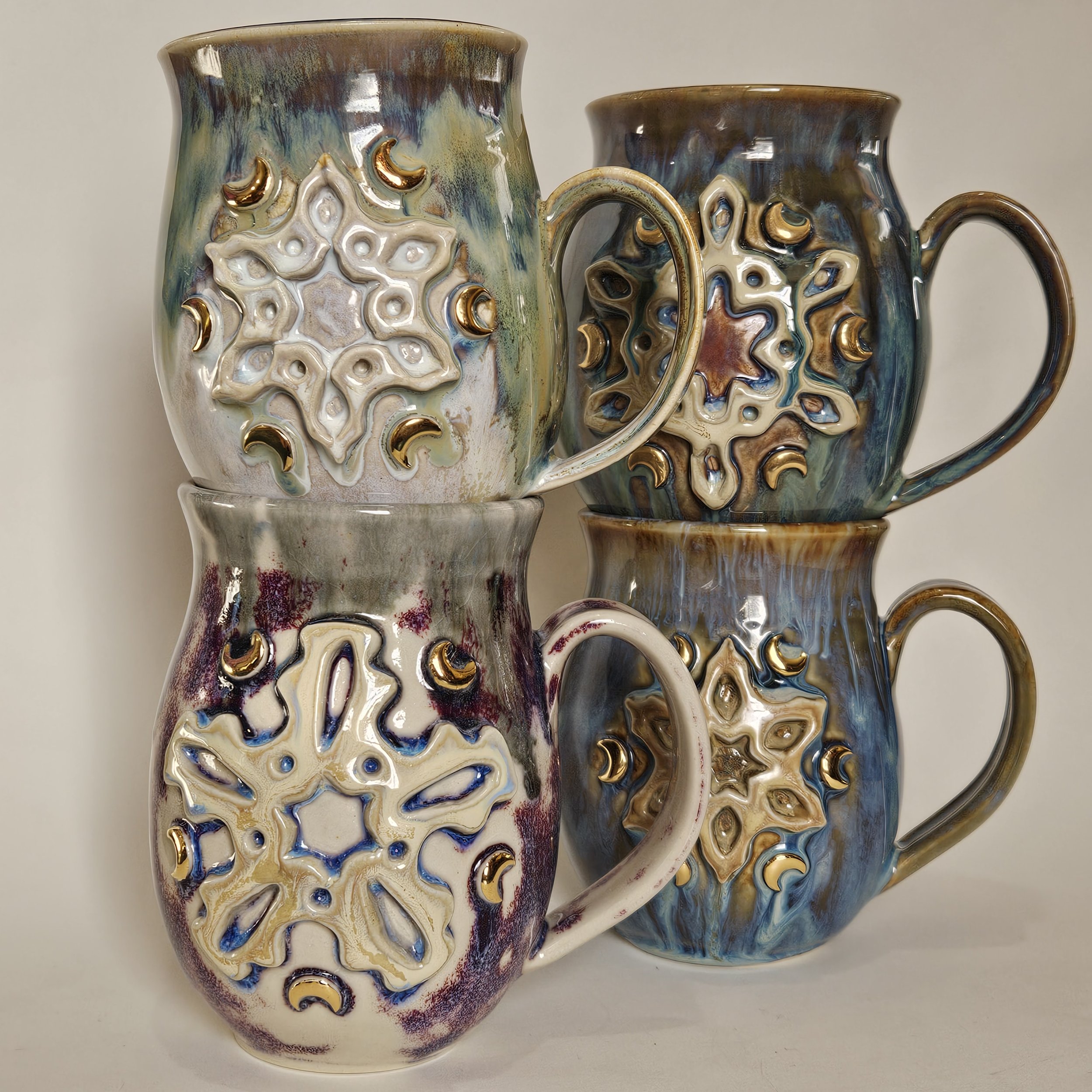 Snowflake mugs