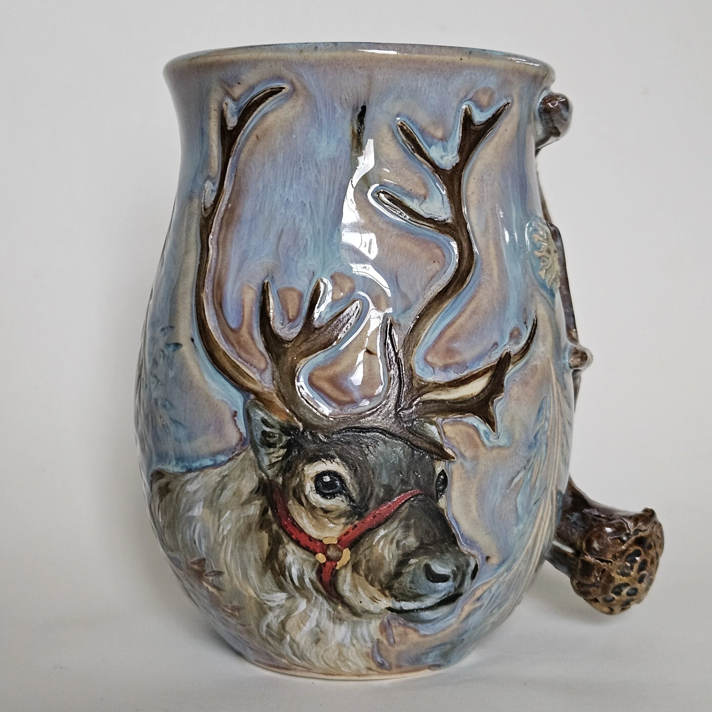 6. Cupid Reindeer mug