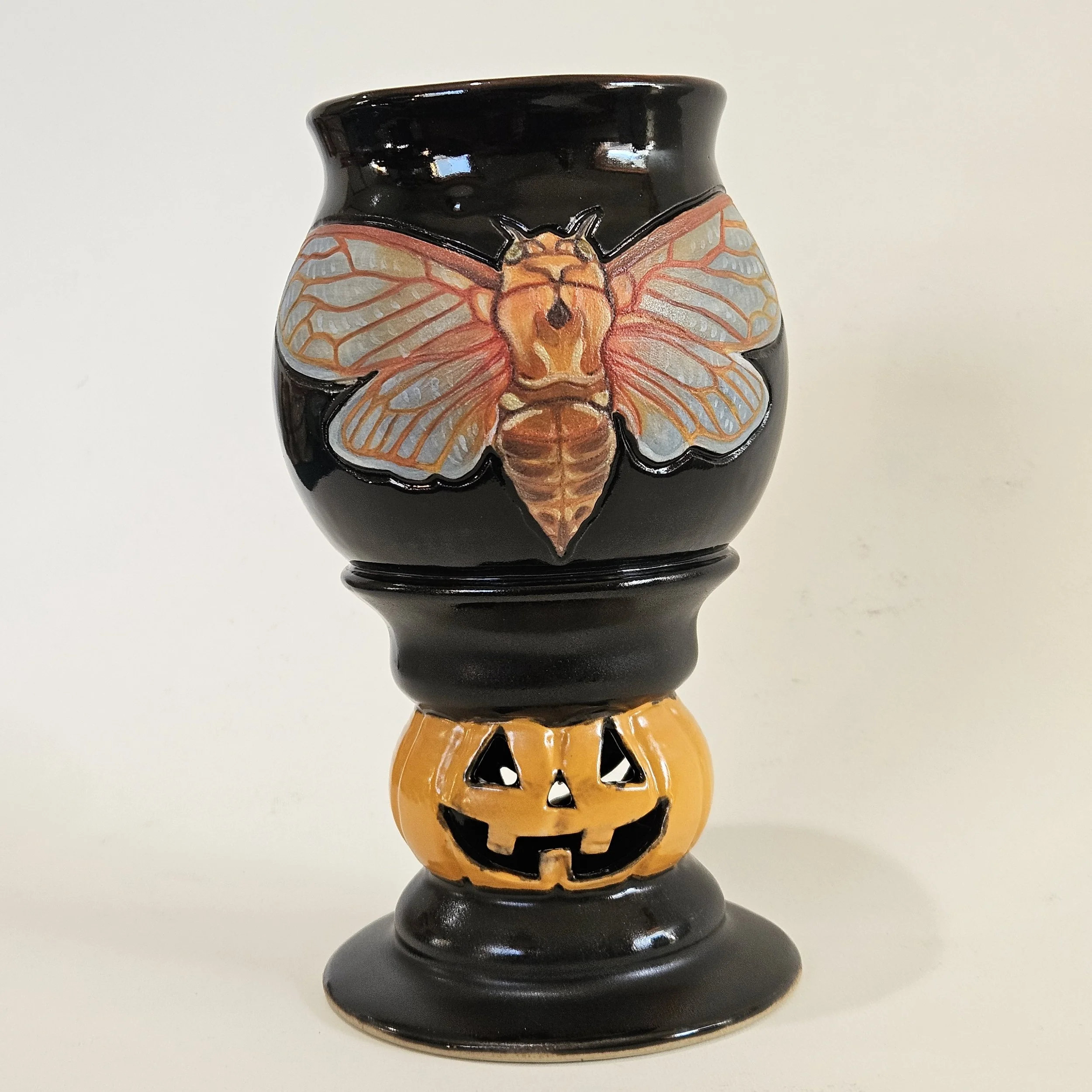 5. Halloween Cicada goblet