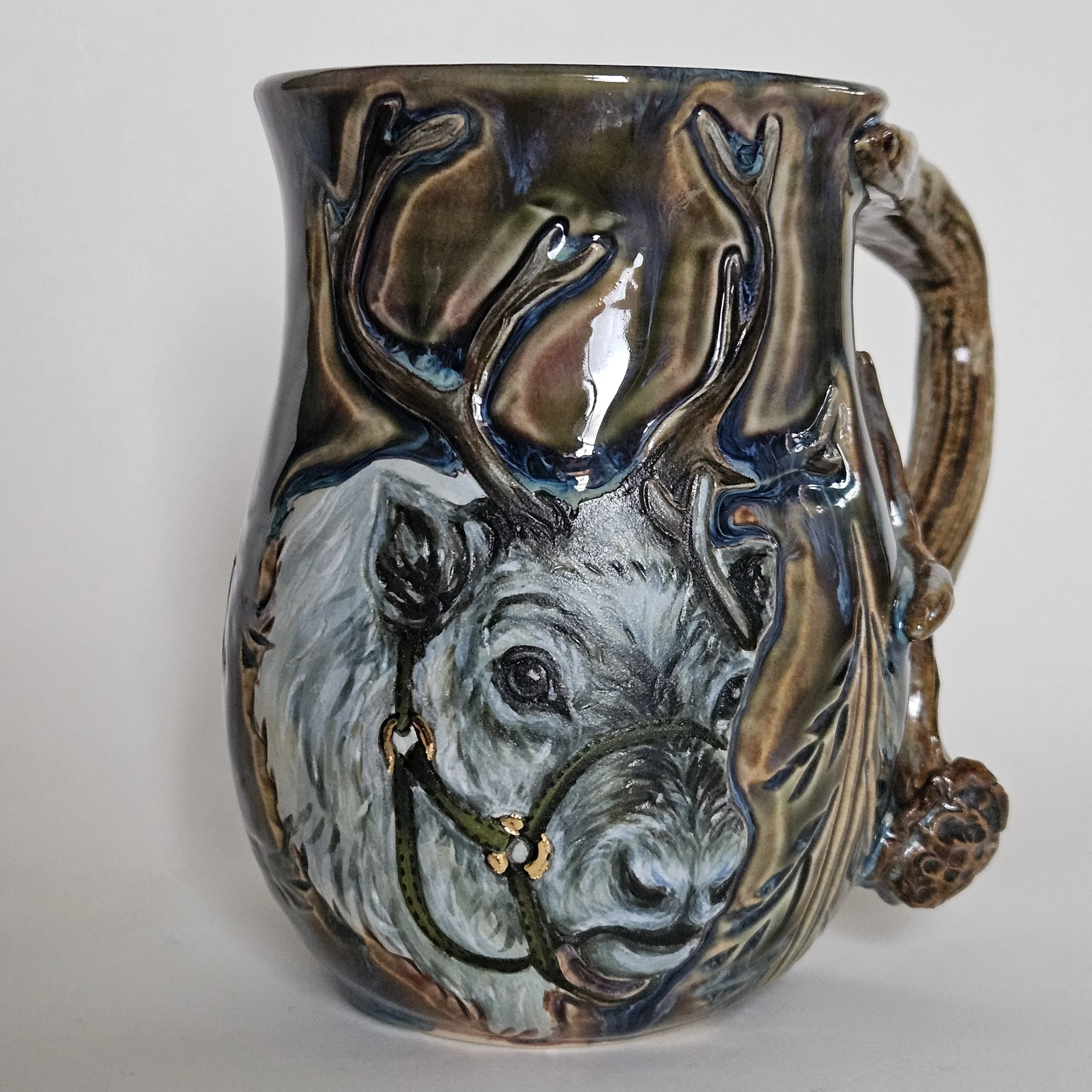 7. Blitzen Reindeer mug