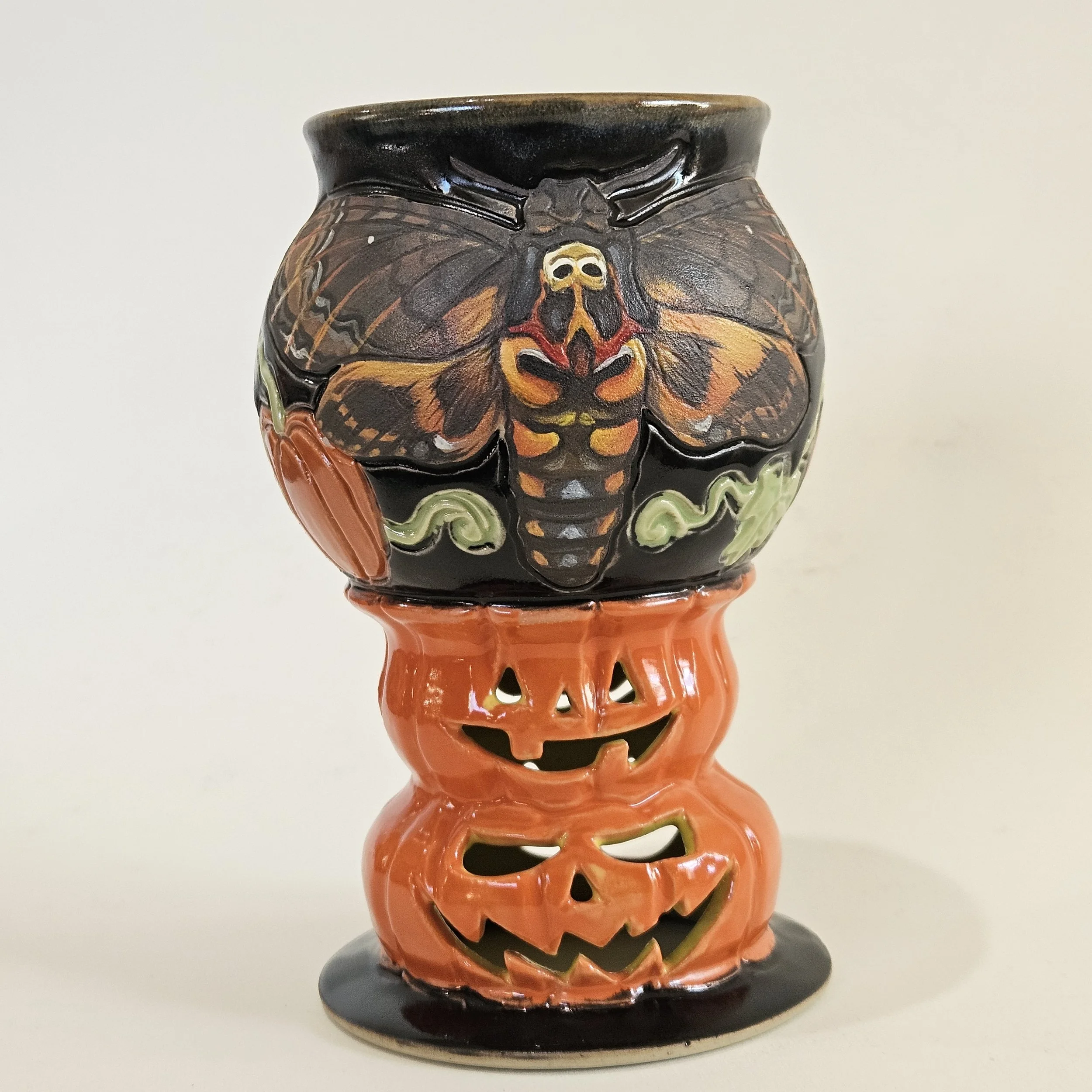 4. Halloween Death moth goblet