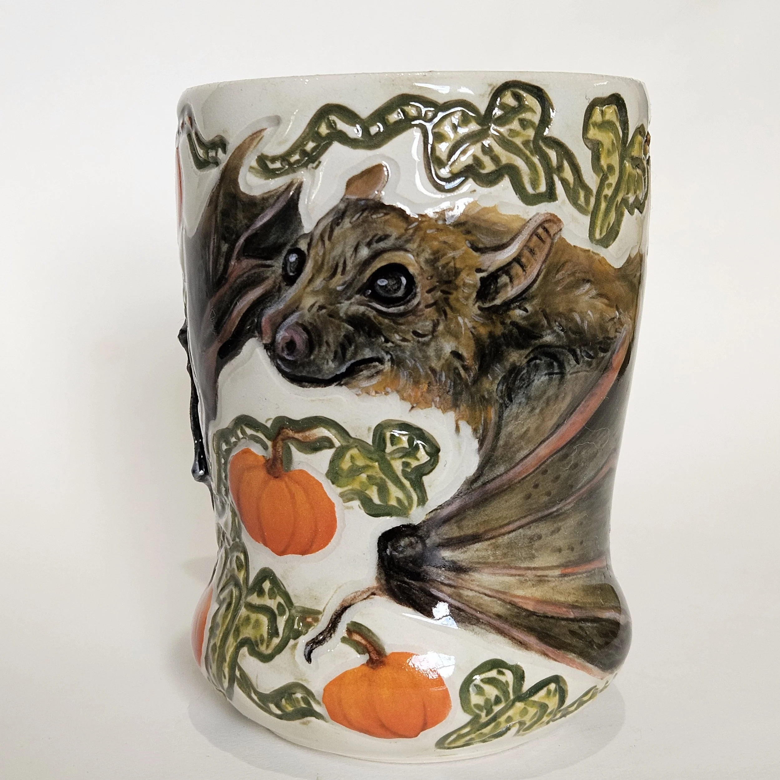 3. Pumpkin bat mug
