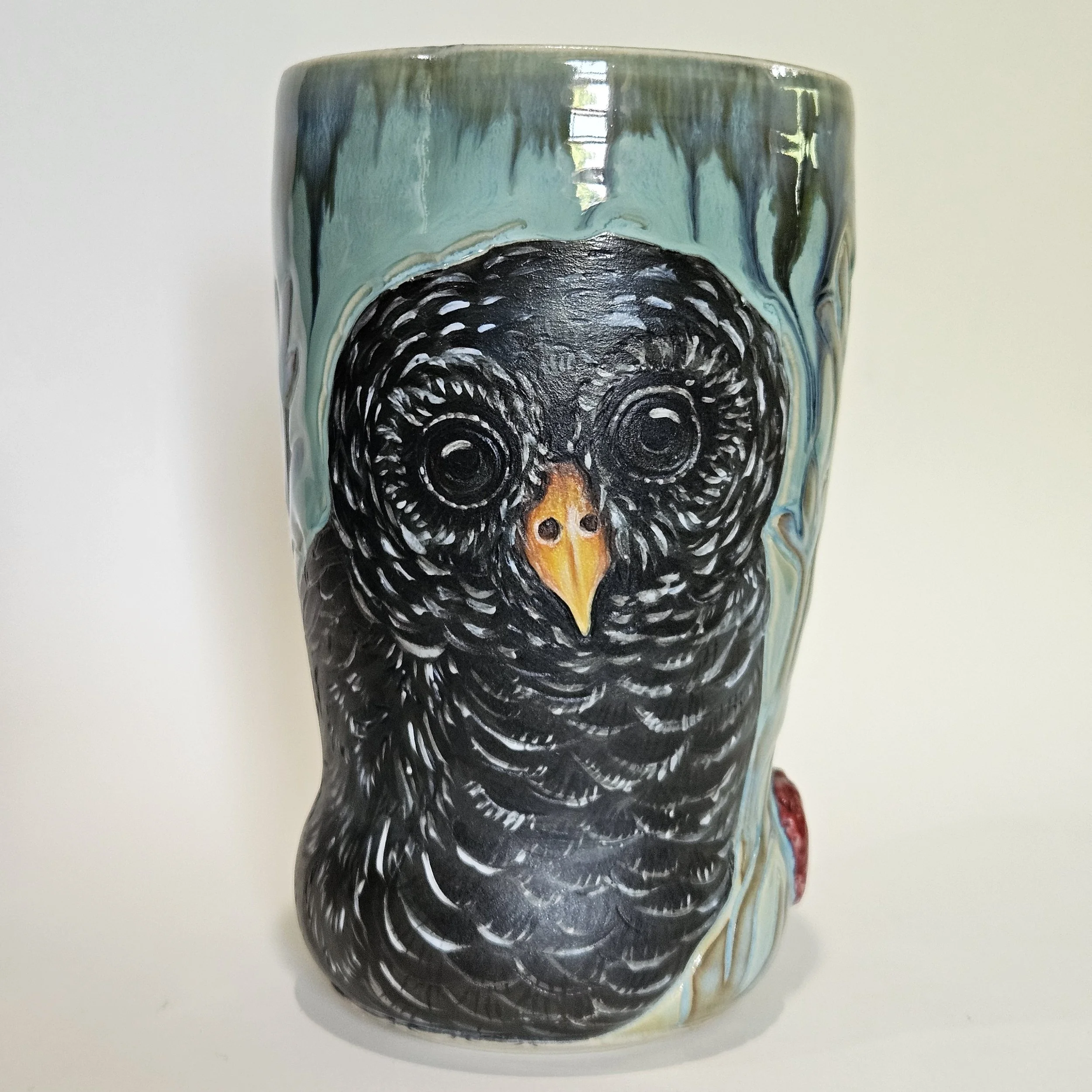 17. Black Banded Owl mug