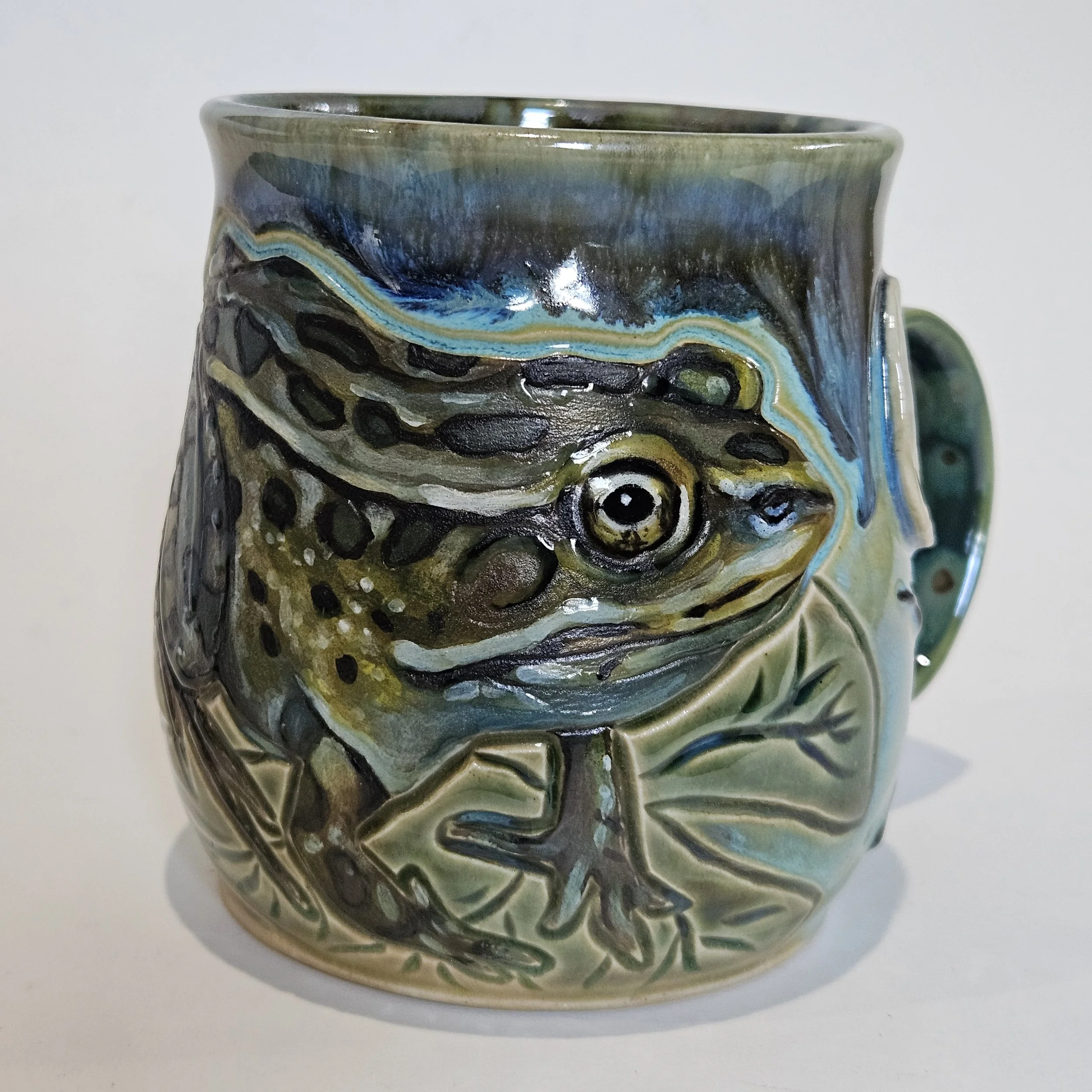 8. Leopard Frog mug