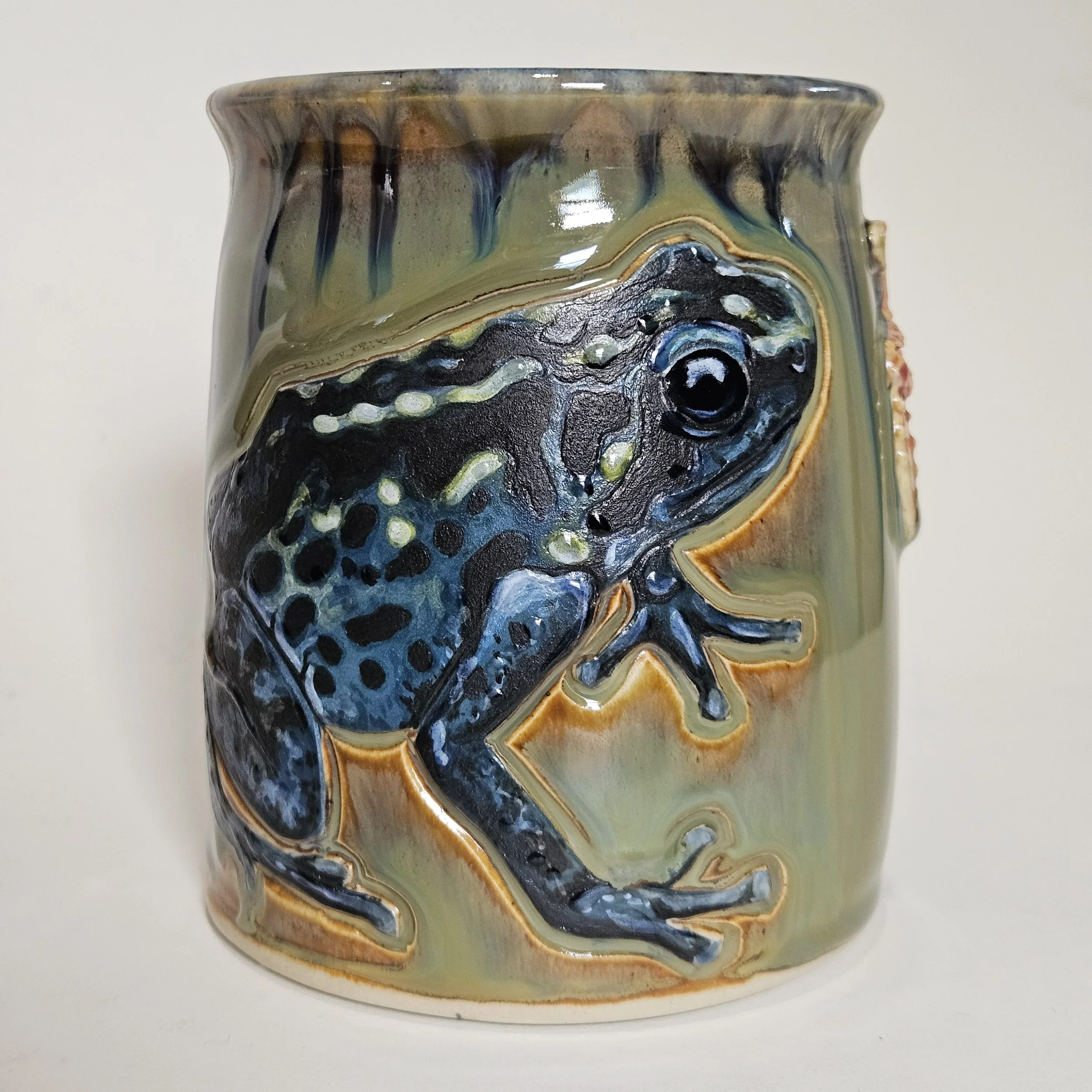 17. Blue Poison Dart Frog mug