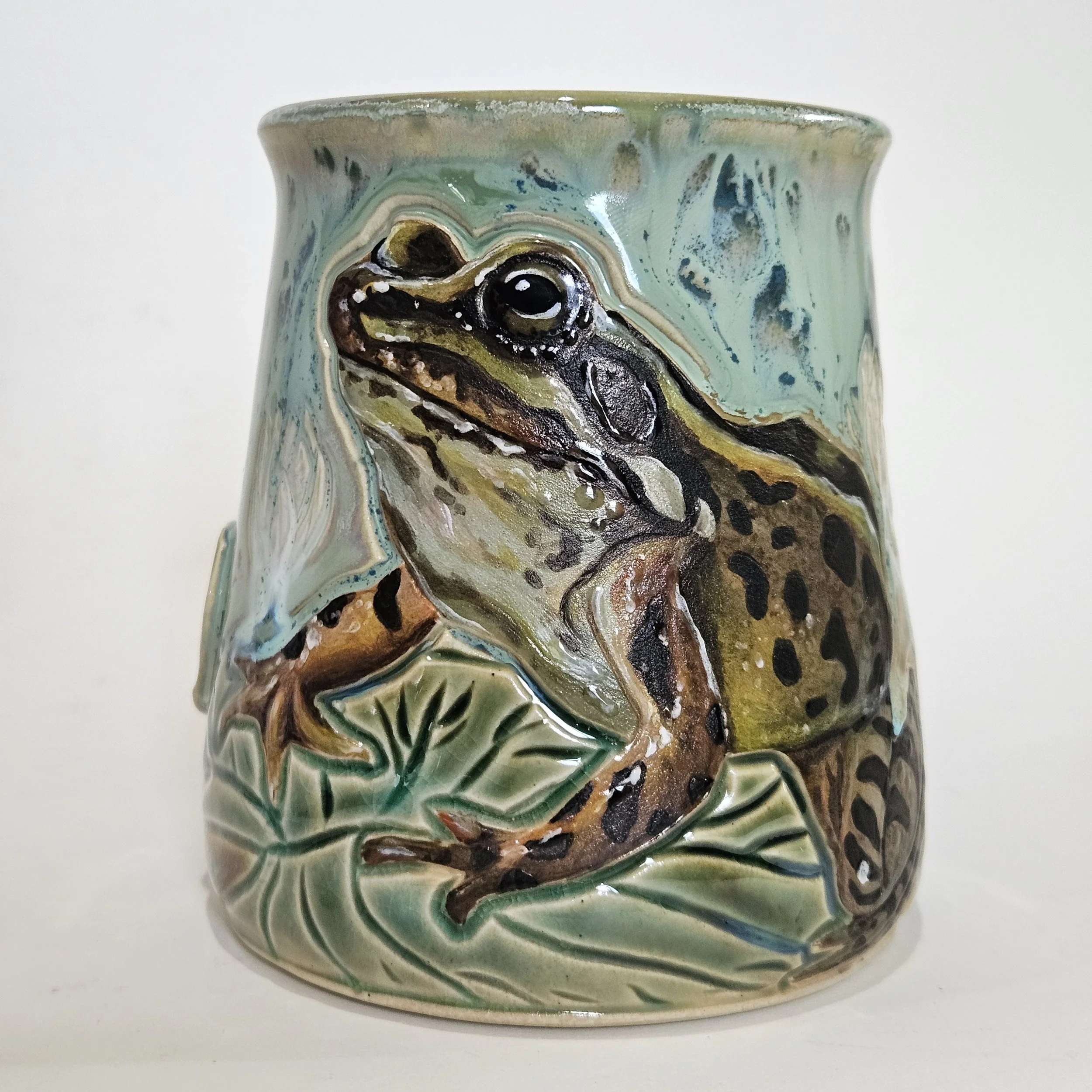 7. Leopard Frog mug