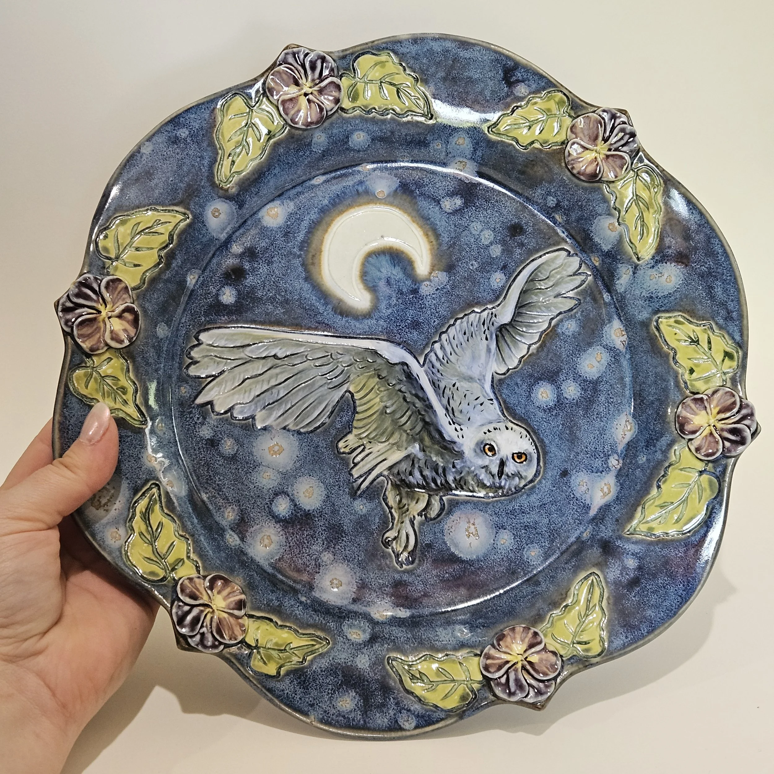 27. Snow Owl plate