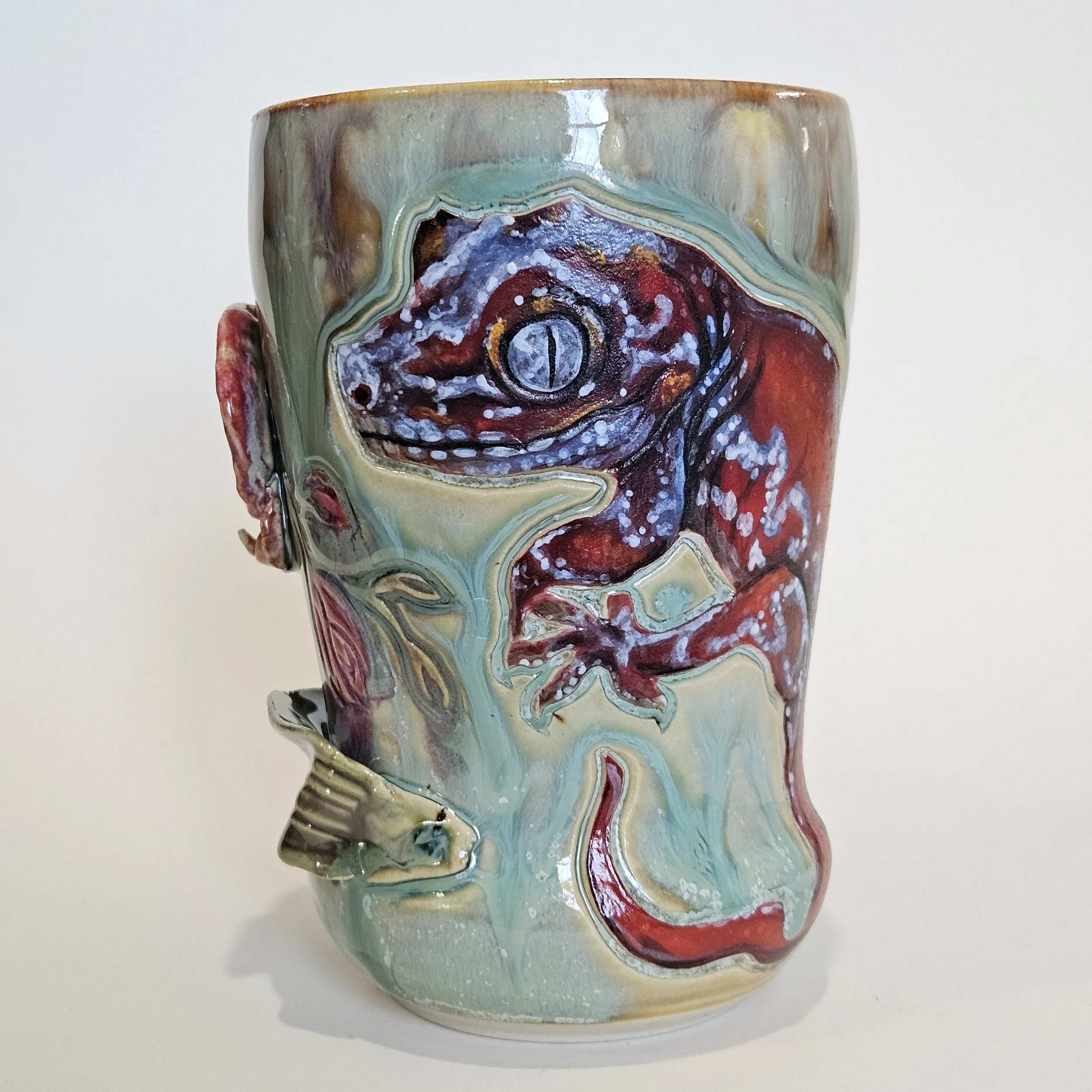 7. Red Gargoyle Gecko mug