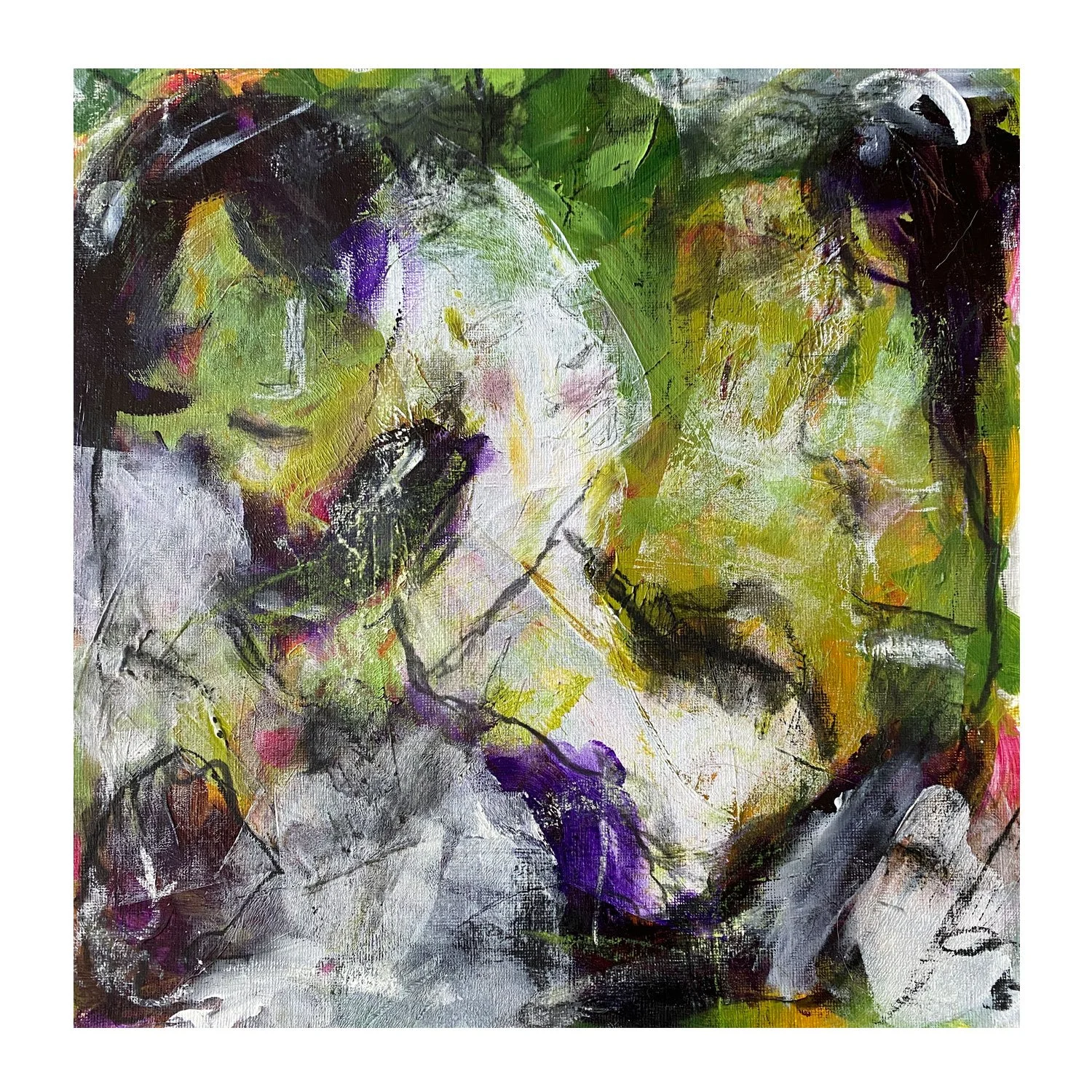 She Appeared - 12" H x 12" W