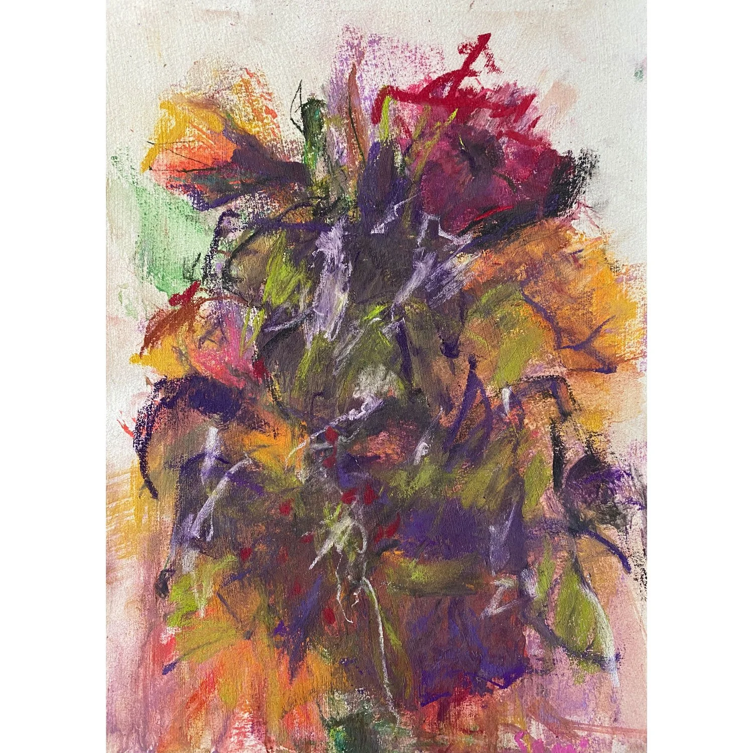 My First Abstract - 12" H x 9" W