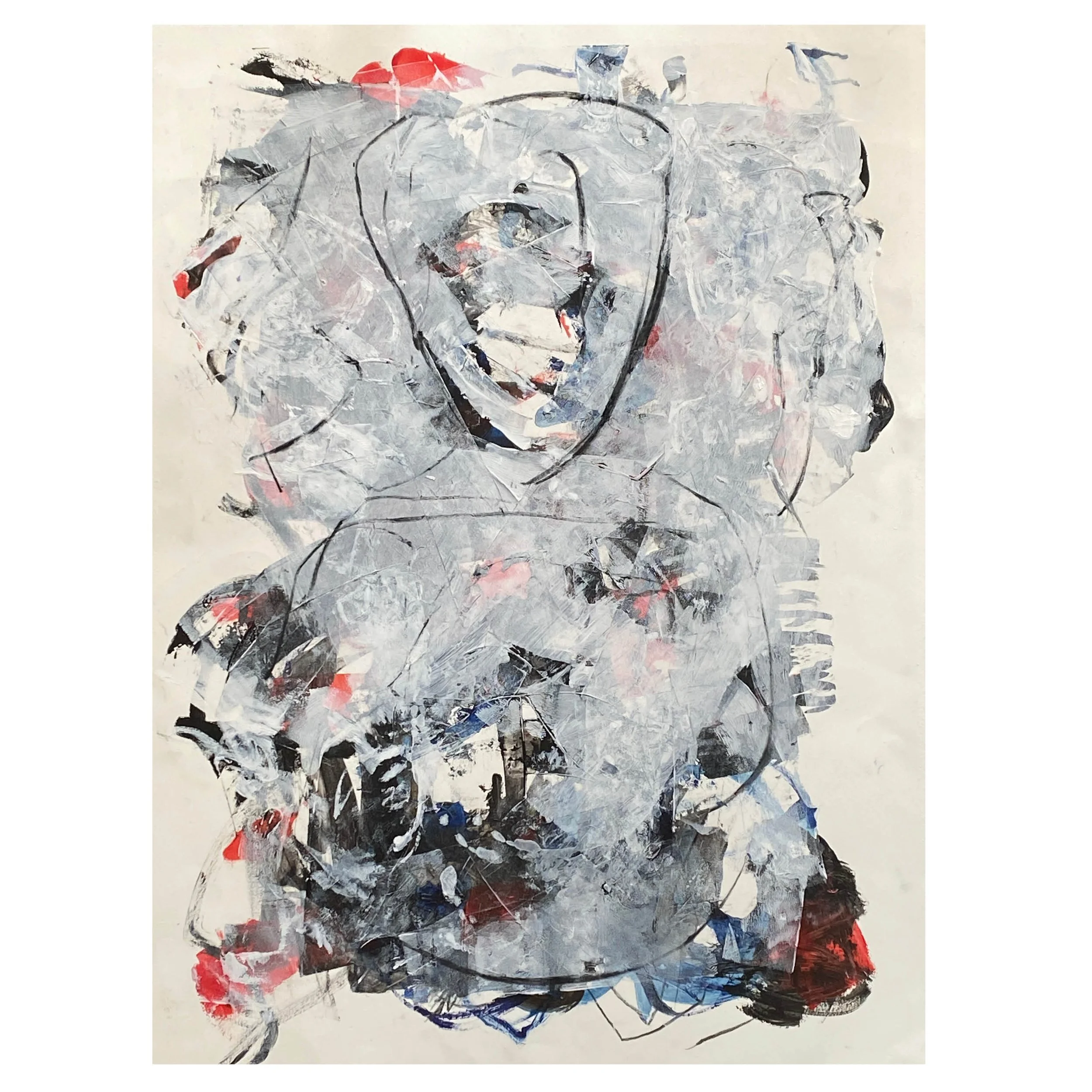Heroes from the Mist - 30" H x 22" W