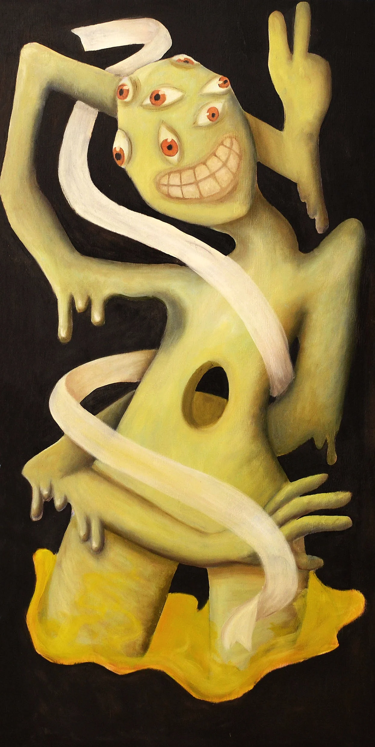  Oil on Wood  24 x 48 inches  2019 