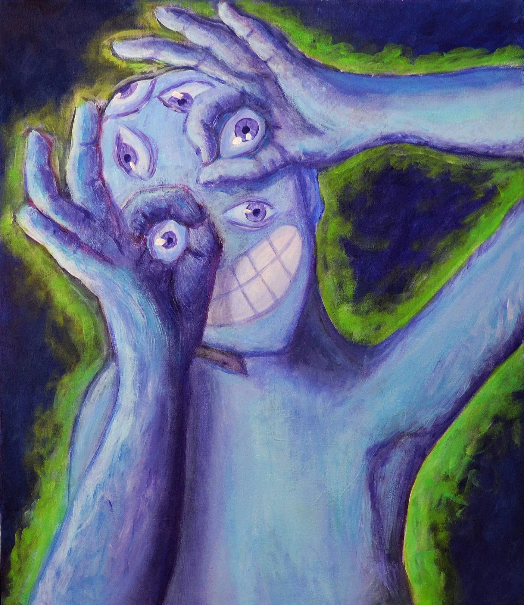  Acrylic on Canvas  19 x 22 inches  2019 