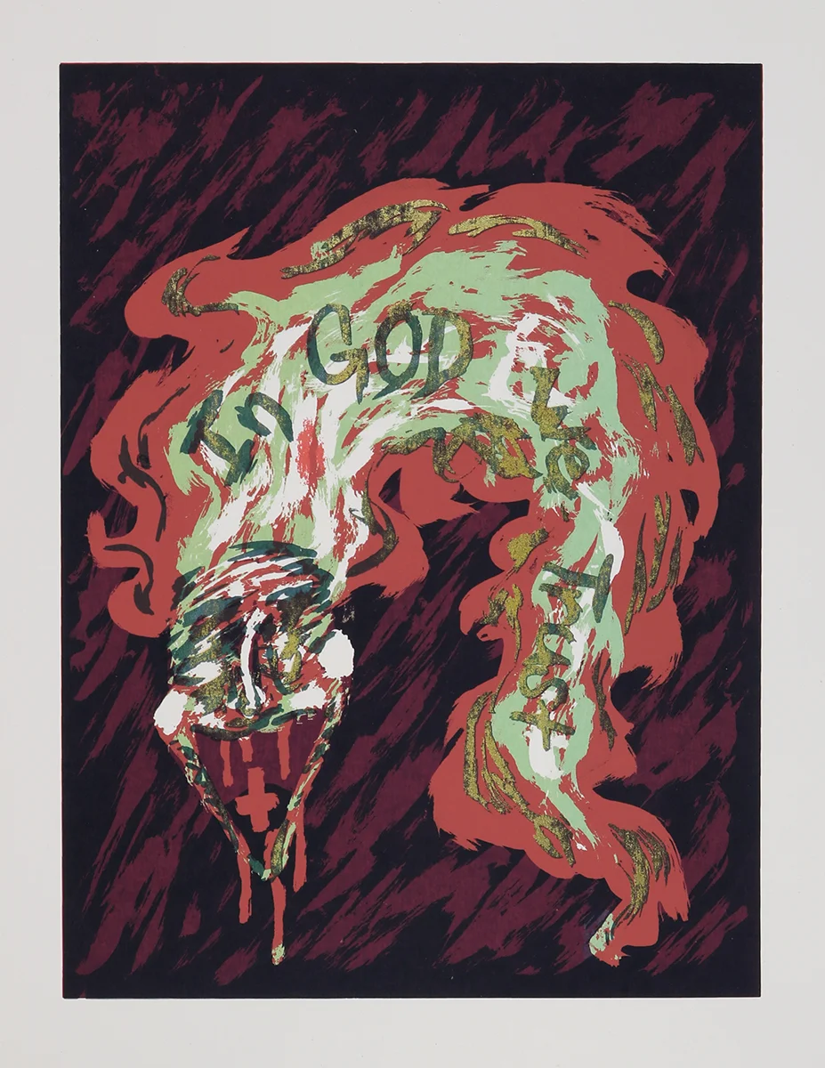  Acrylic Screenprint  14 x 17 inches  2019 