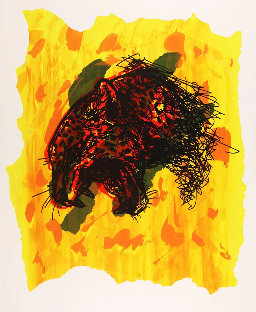  Acrylic Screenprint  14 x 17 inches  2019 