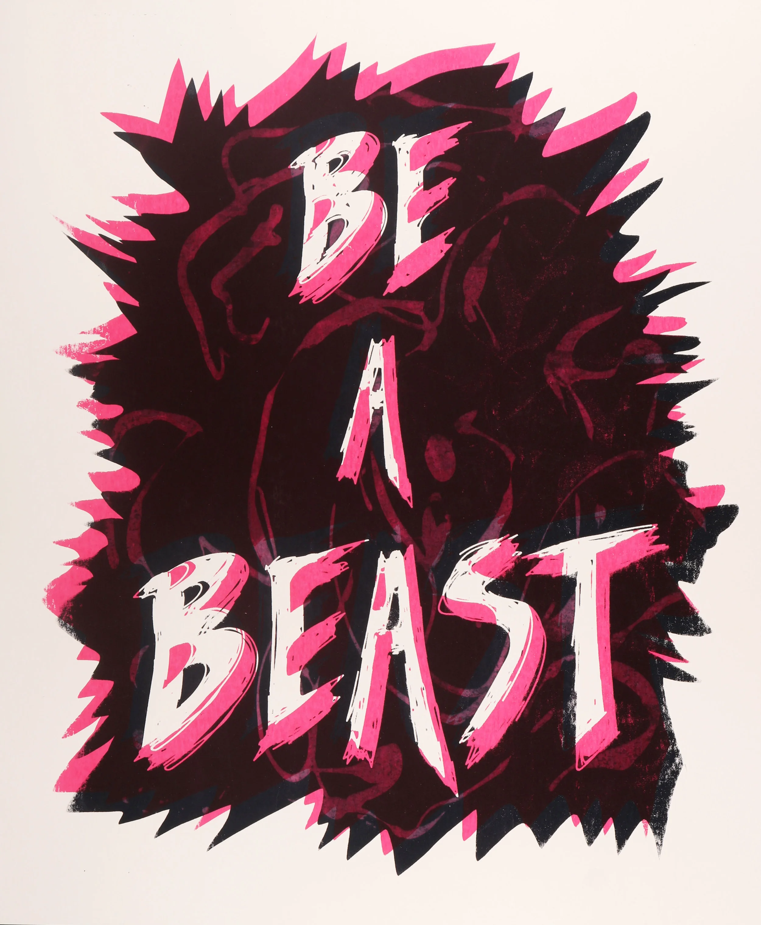  Acrylic Screenprint  14 x 17 inches  2019 