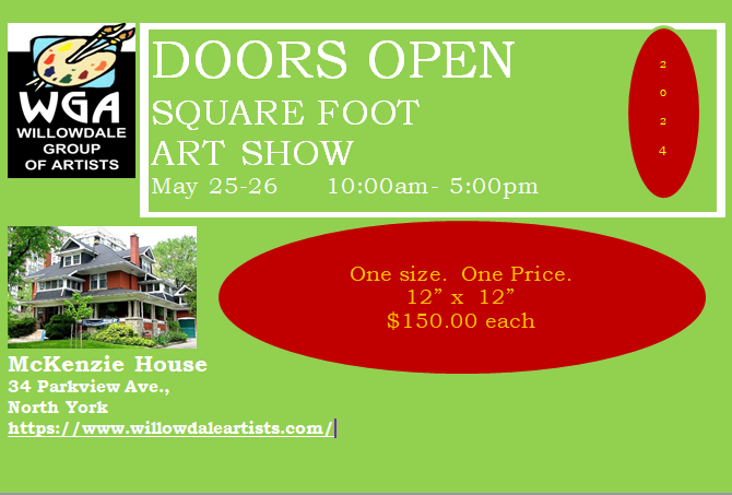 Doors Open - Square Foot Art Show