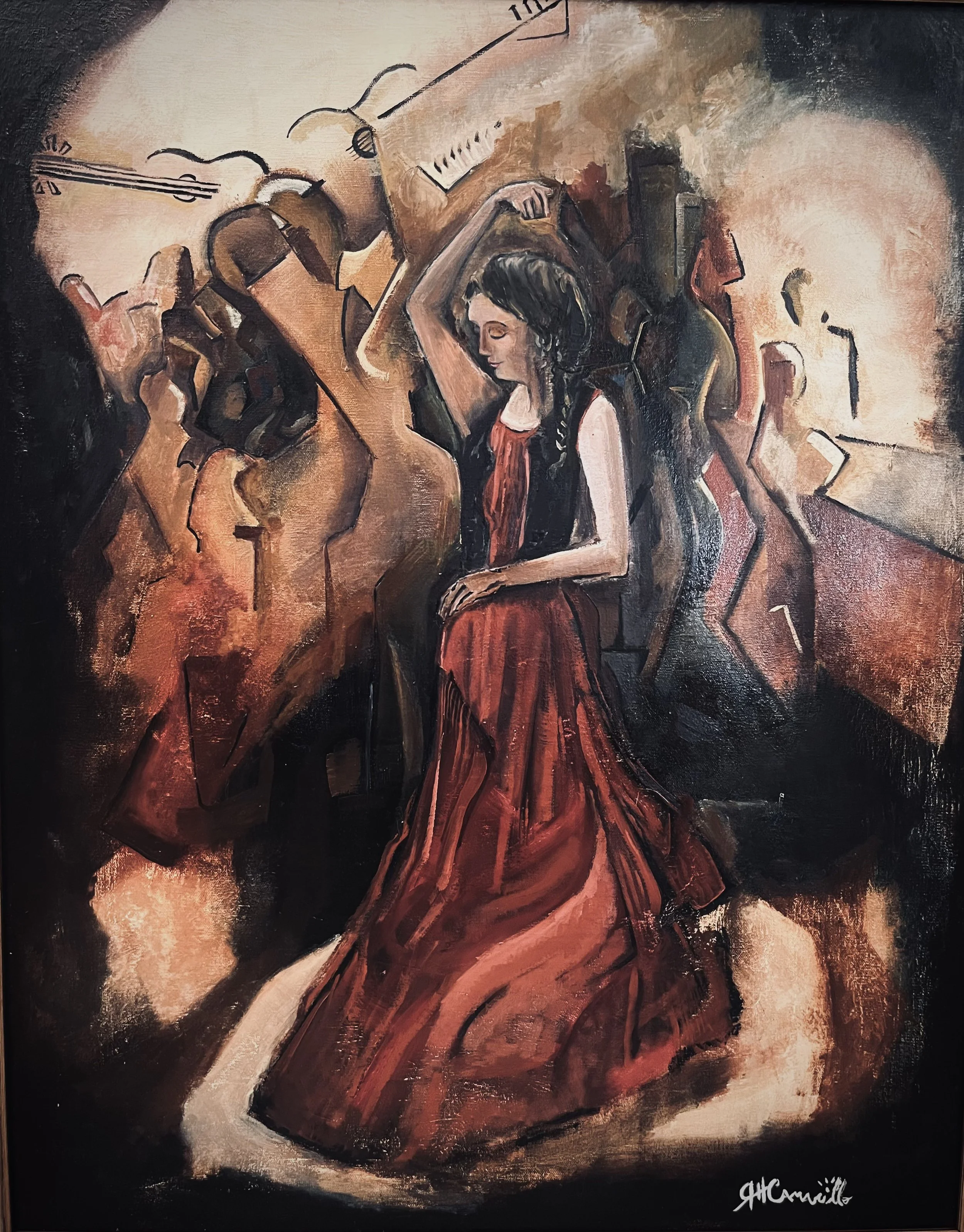 A Red Poppy In The Violet Crown 