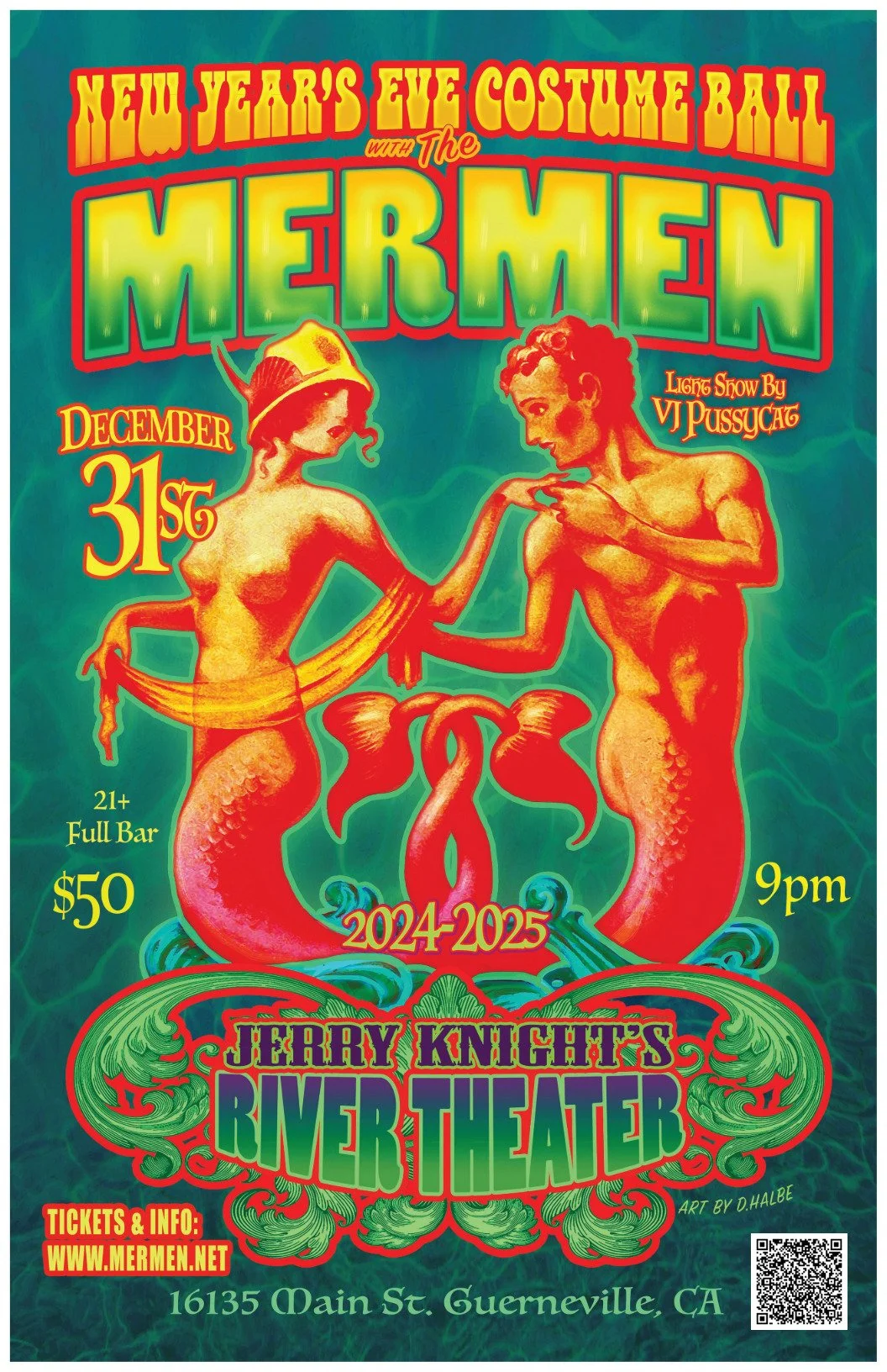 Guerneville River Theater NYE Ball - with THE MERMEN