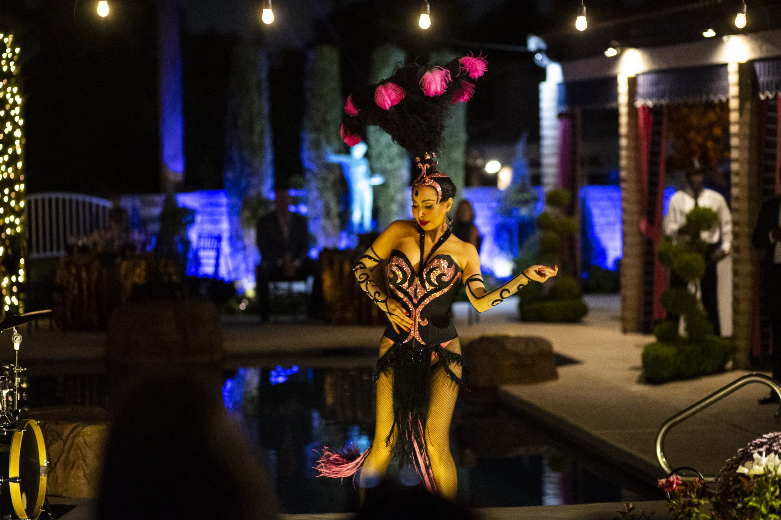 Kalani Kokonuts performs poolside The Midcentury Manor Las Vegas.JPG