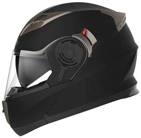 WCL Helmets Modular Full Face Motorcycle Helmet with Double Lens Visor - Gloss White  WCL Helmets By WCLHelmet