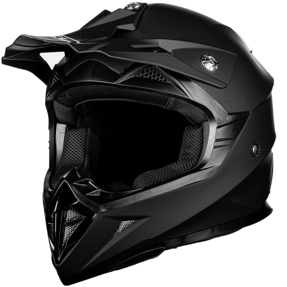 Motorcycle Helmet DOT Approved Flat Black with Comfort Liner Biker Head Gear New