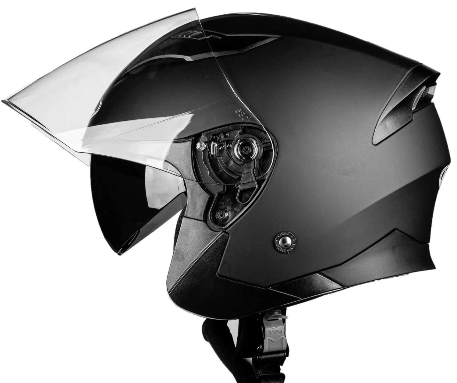 WCL 3/4 W/ Dual Flip Down Faceshields Motorcycle Helmet & Scooter Helmet WCL Helmets WCL 3/4 W/ Dual Flip Down Faceshields Motorcycle Helmet & Scooter Helmet WCL Helmets