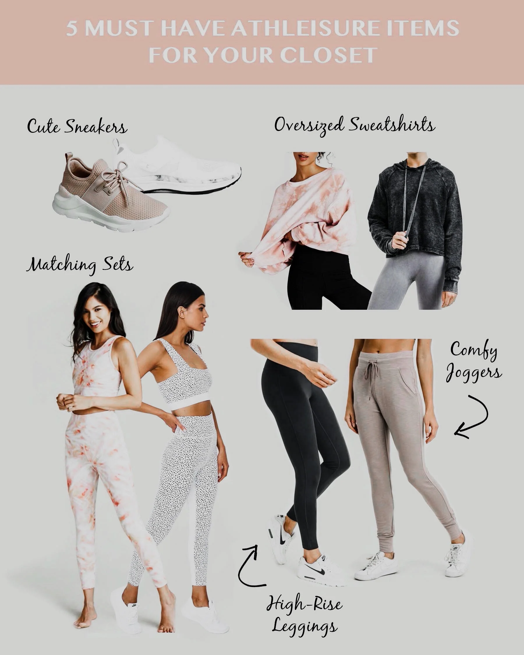 5 Must Have Athleisure Apparel Items From Our Friend Tara At Marlowe Boutique!