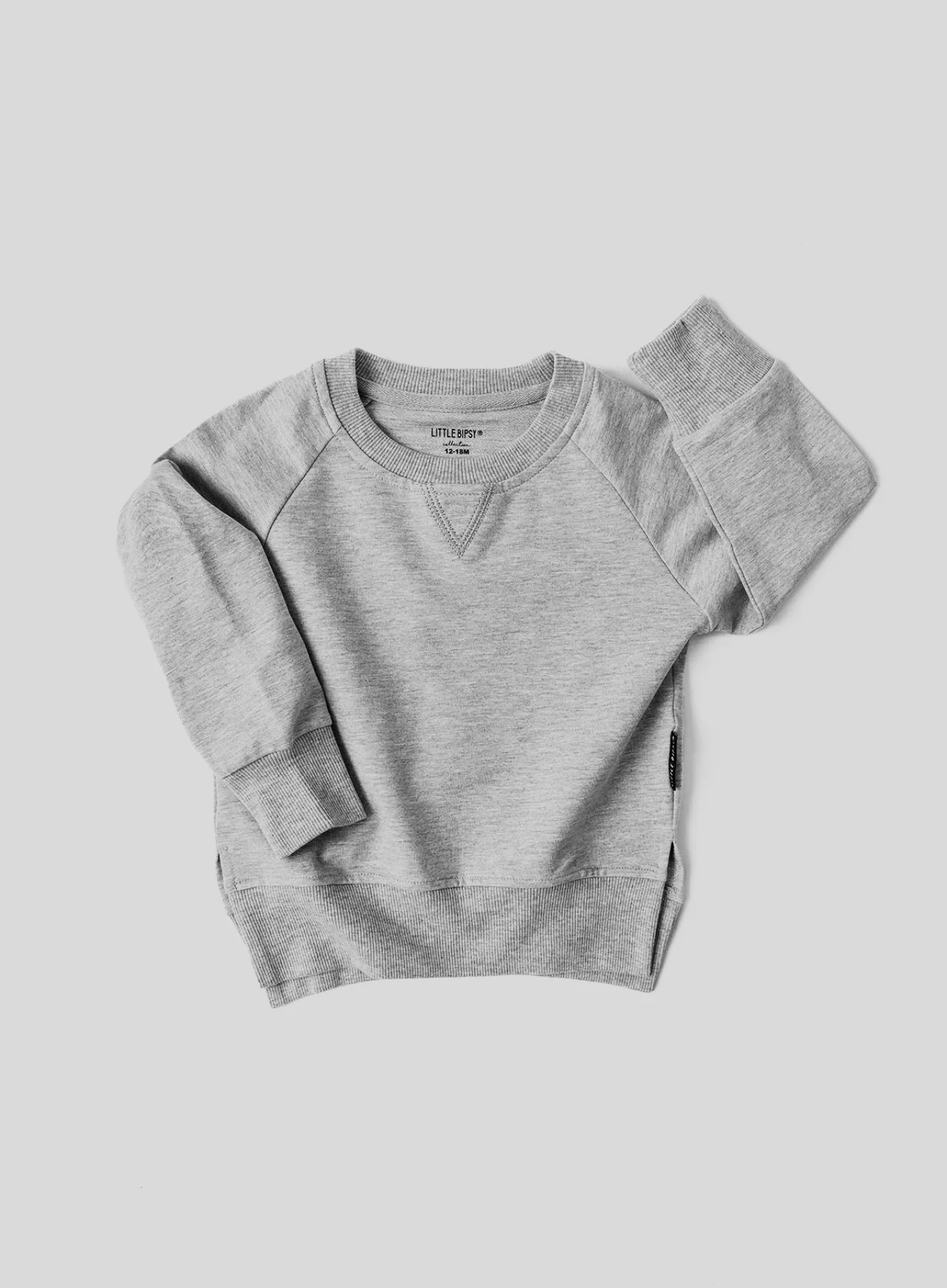 LB GREY KID PULLOVER