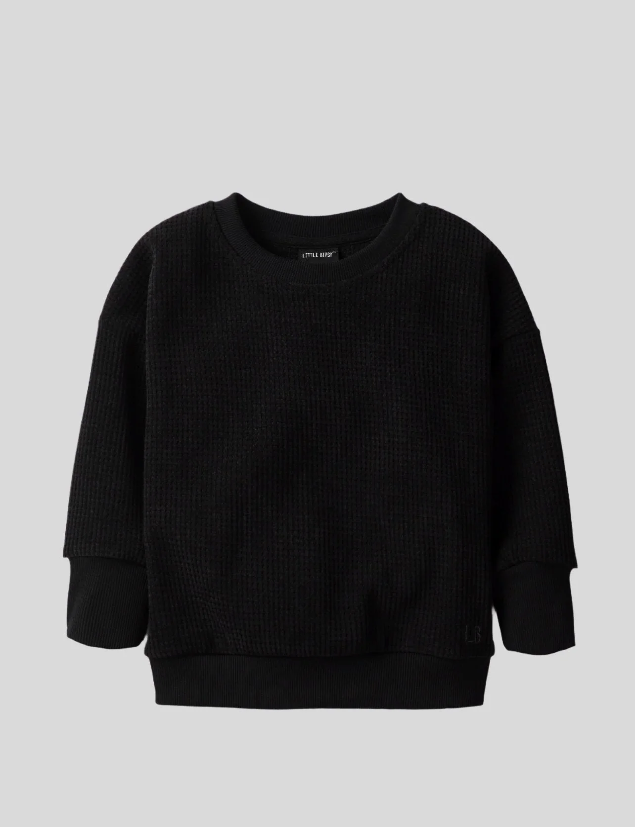 LB ELEVATED WAFFLE CREWNECK - KIDS