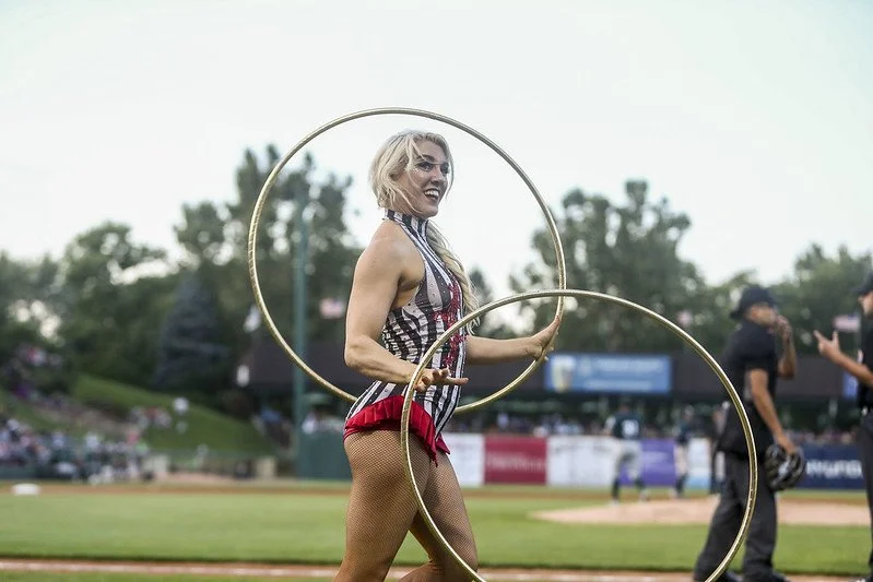 Grace Good Baseball Circus Performer