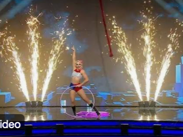 L'Acchiappatalenti — (Rai 1 Italy) Grace Good was a featured performer on Italy's national television network Rai 1, showcasing her signature circus performance to audiences across Italy.