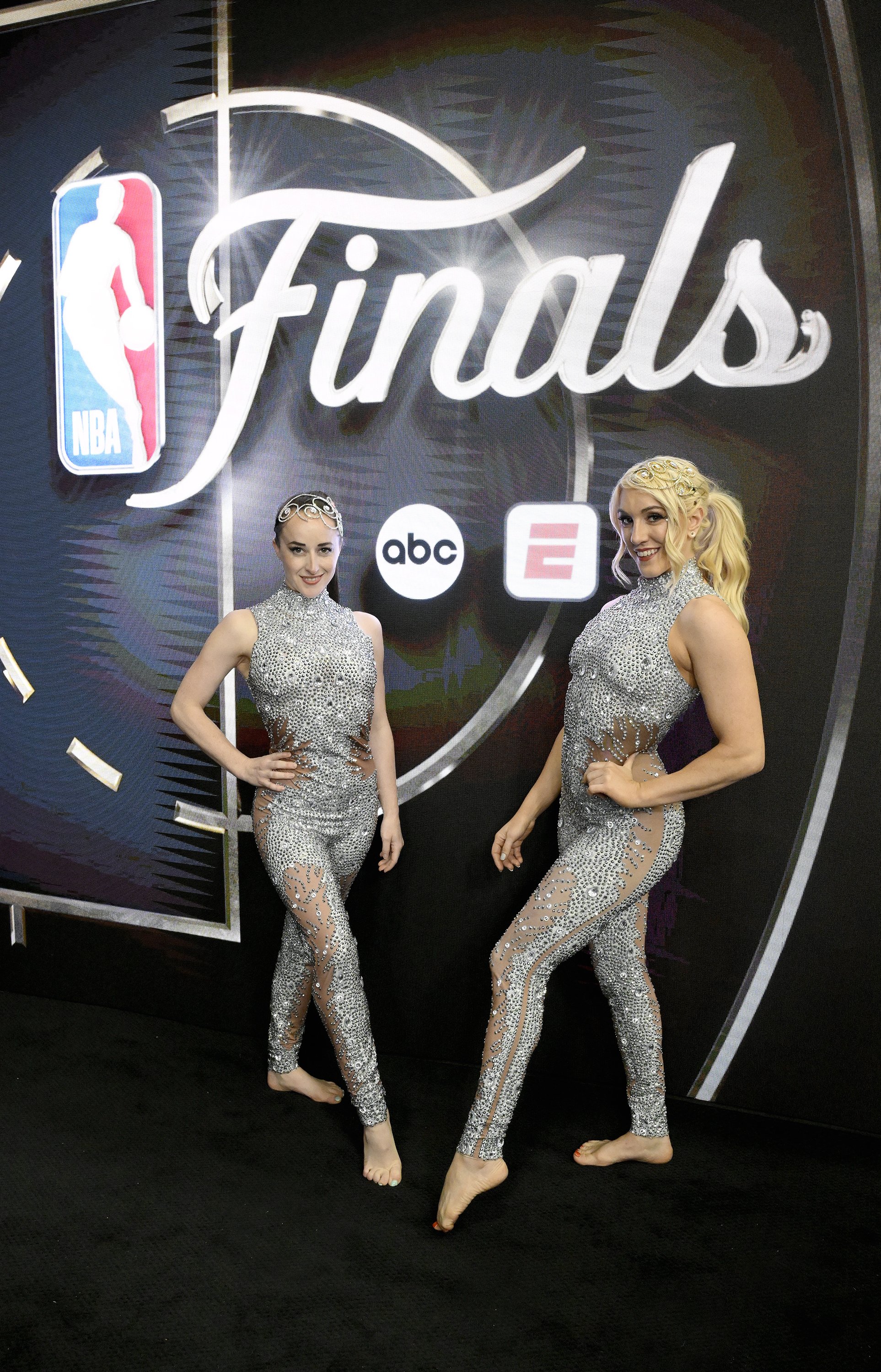 Grace Good & Orissa Kelly perform at the NBA Finals