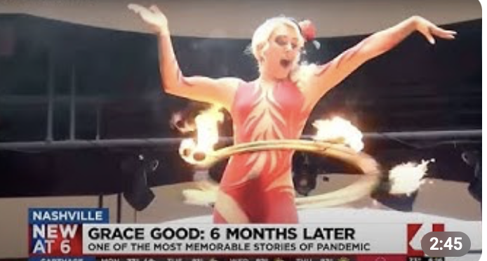 Grace Good Featured on News at 6 on NBC. One of the most memorable stories of the pandemic