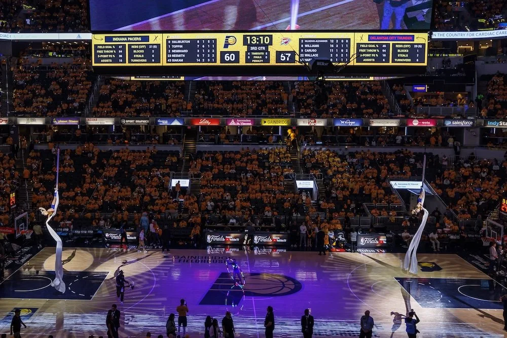 Grace Good Seattle Storm Halftime Aerial Show